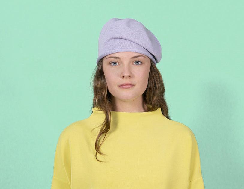 Cappello Basco Donna Basco In Pelle Con Visiera Basco Donna Roll