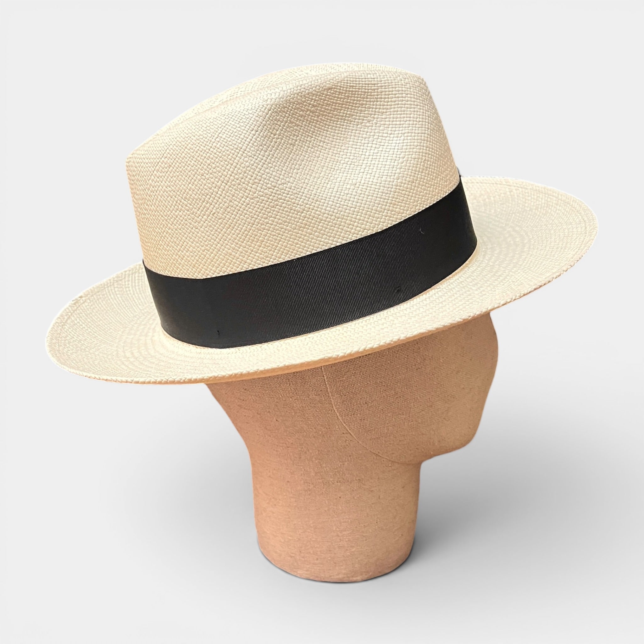 Cappello Panama Originale Ecuadoriano Fedora qualità fine