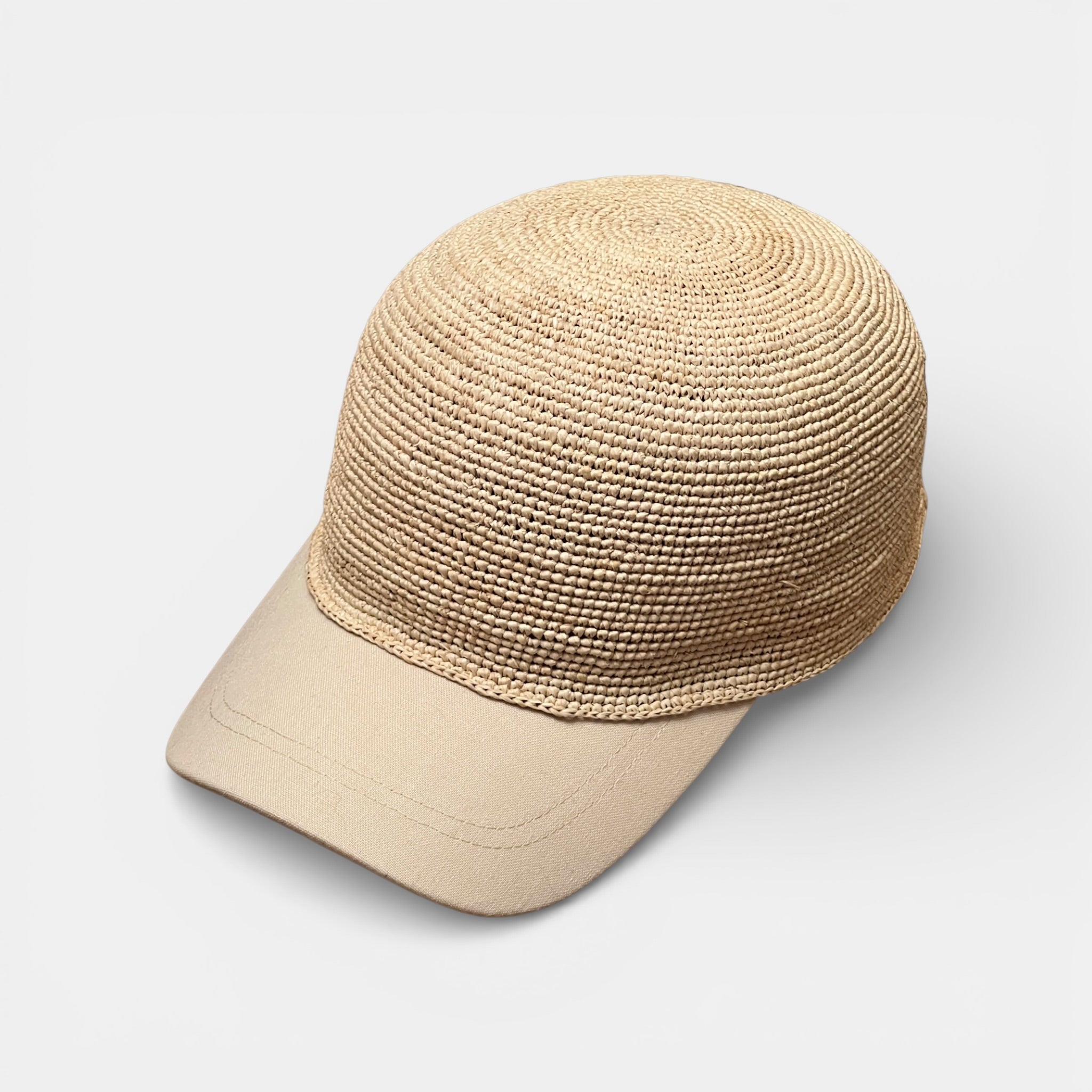 Cappello Baseball Donna Estivo in Paglia Crochet - Cappelleria Bacca