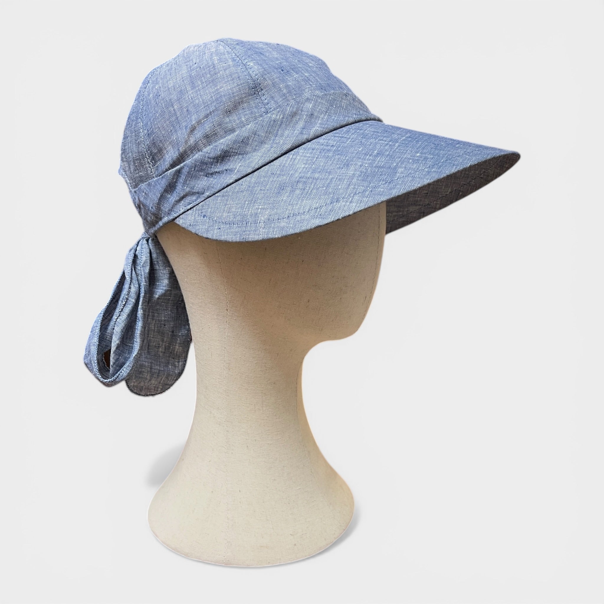 Baseball Donna In Puro-Lino Visiera Grande