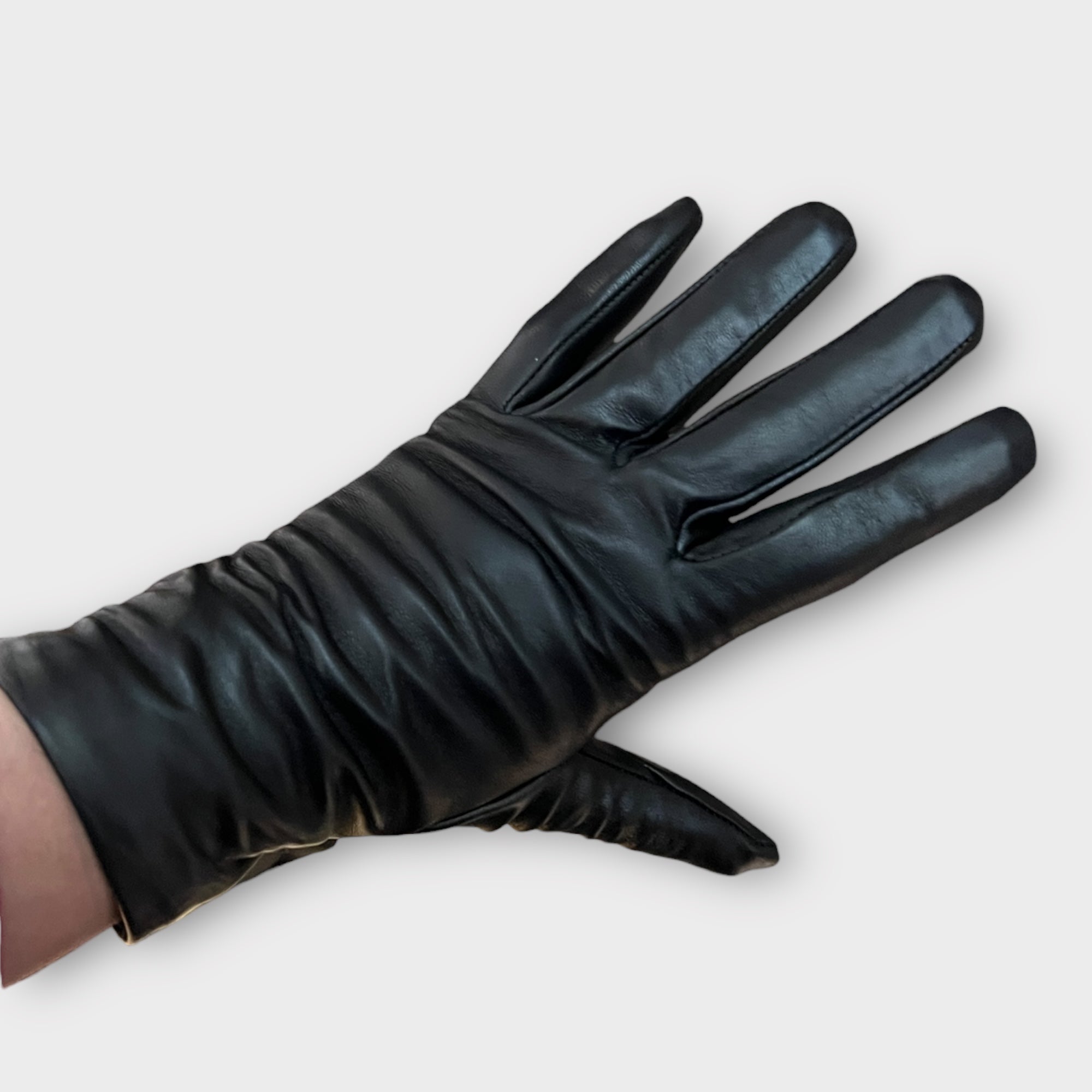 Guanti Donna In Pelle Di Capretto Fodera Lana