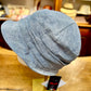 Cappello Cloche Da Donna In Lino Color Jeans