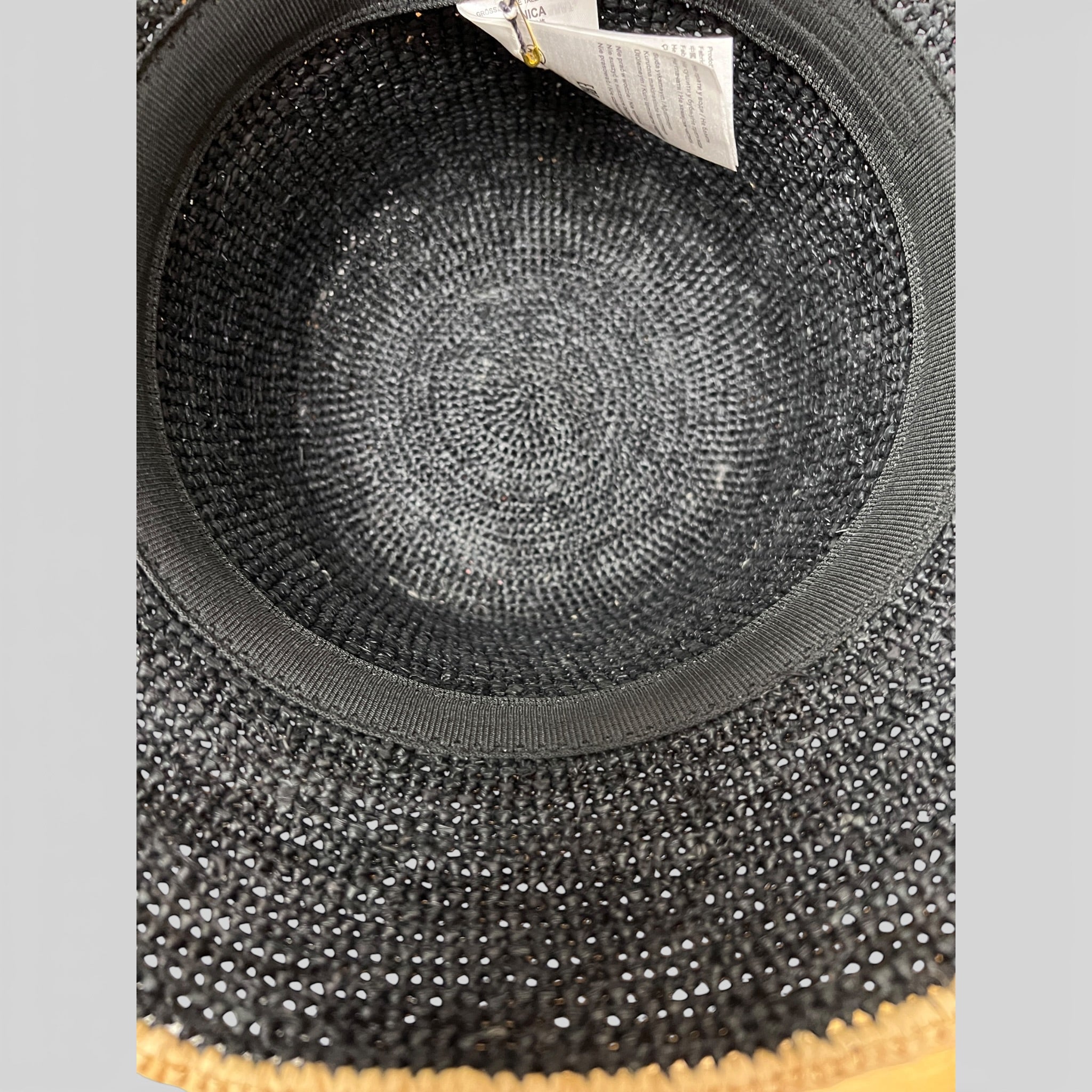 Cappello Donna Cloche in Raffia Crochet Fatto a Mano - Cappelleria Bacca