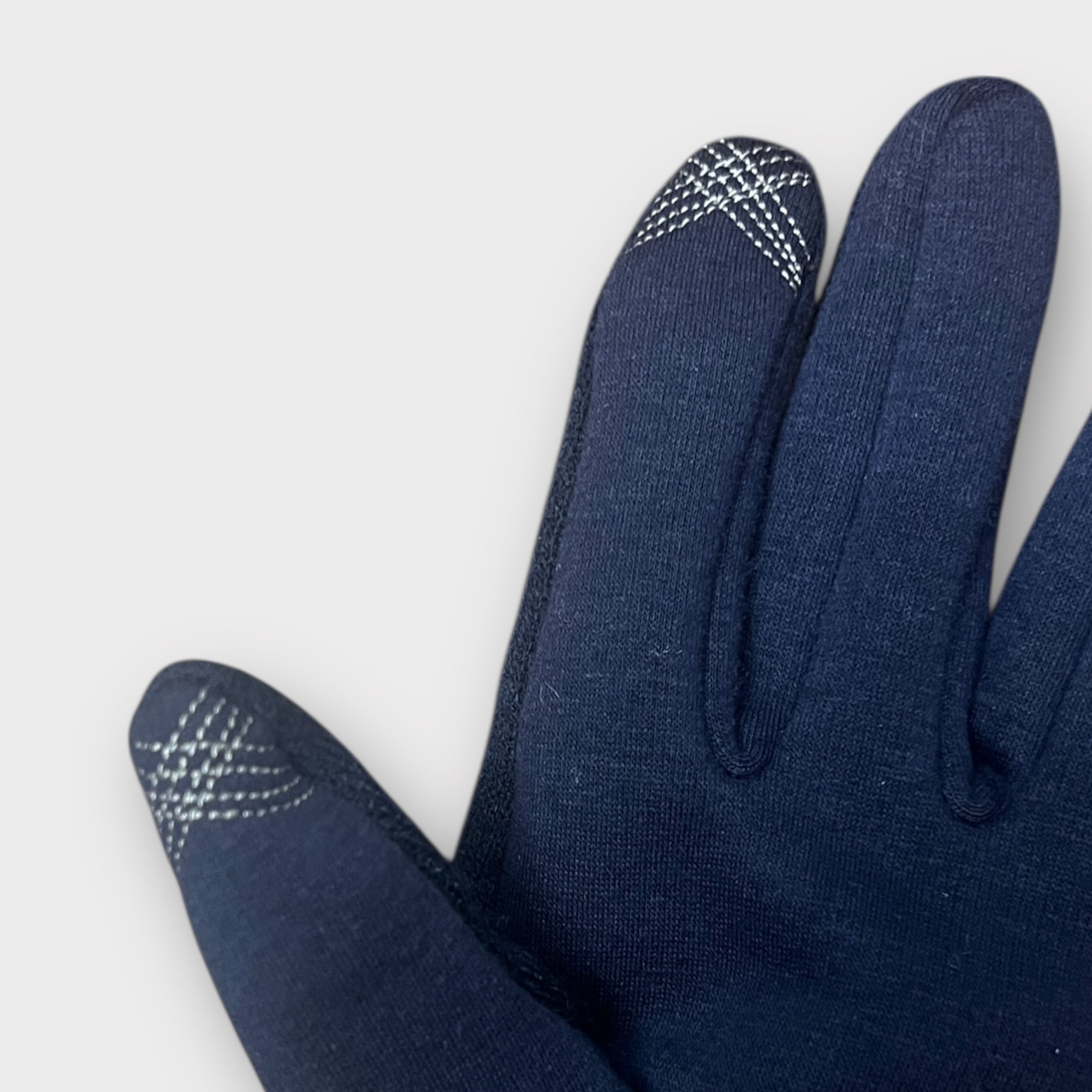 Guanti uomo in tessuto di lana touch