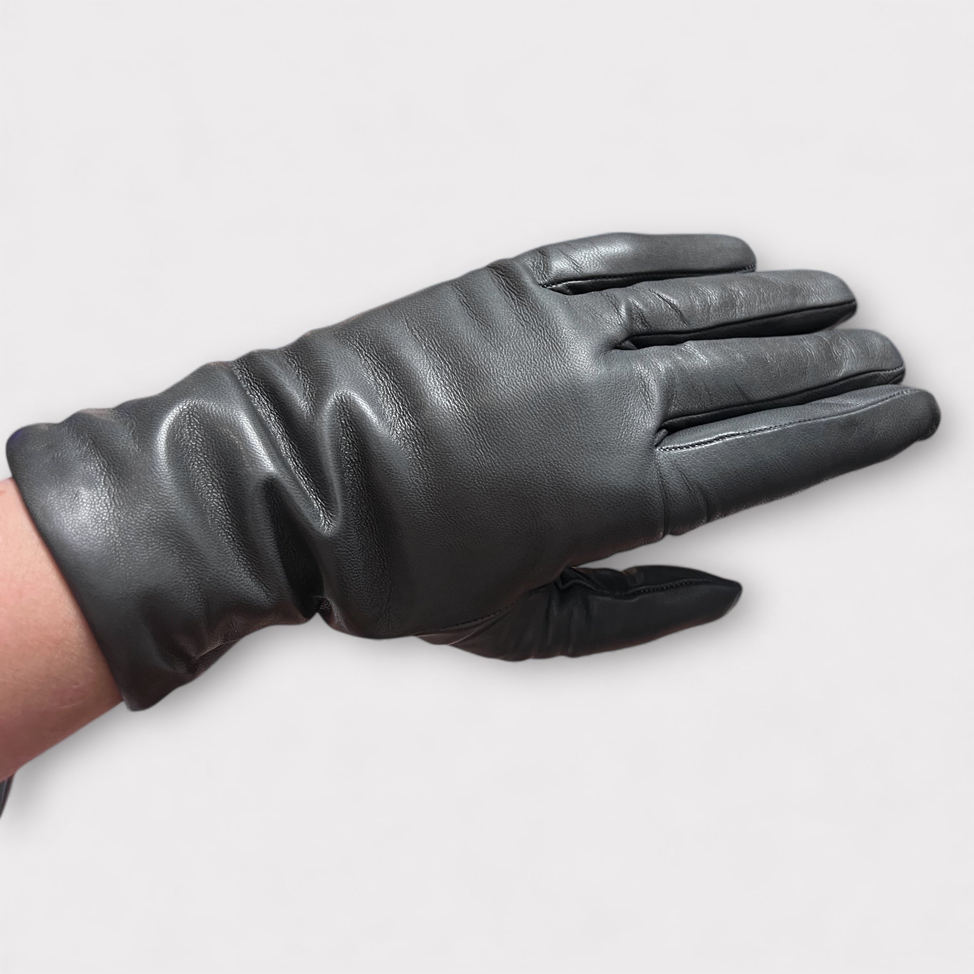 Guanti Donna In Pelle Fodera Cashmere