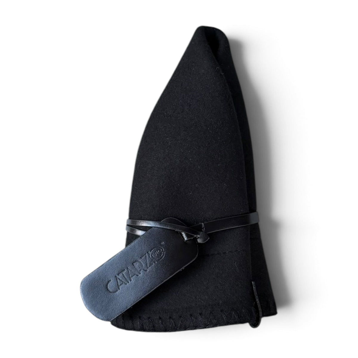 Cappello Donna Cloche in Feltro Di Lana Merino Idrorepellente E Pieghevole Con Laccetto In Pelle
