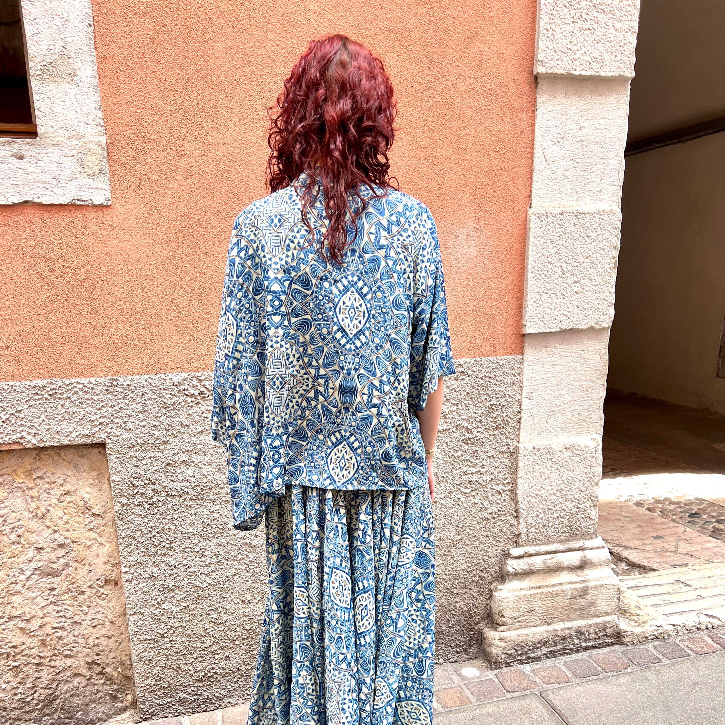 Giacca Donna Kimono In Misto Seta