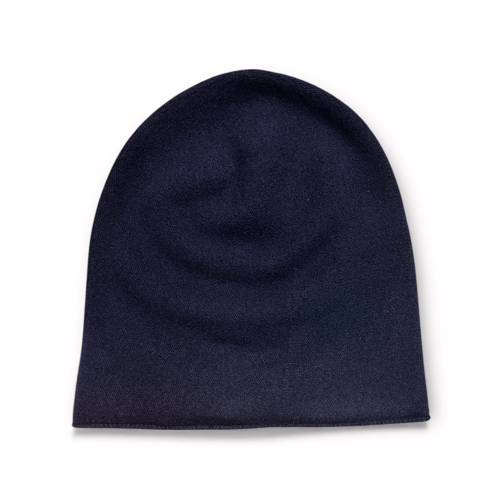 Berretto Beanie In Panno Di Lana "Nero" Kopka