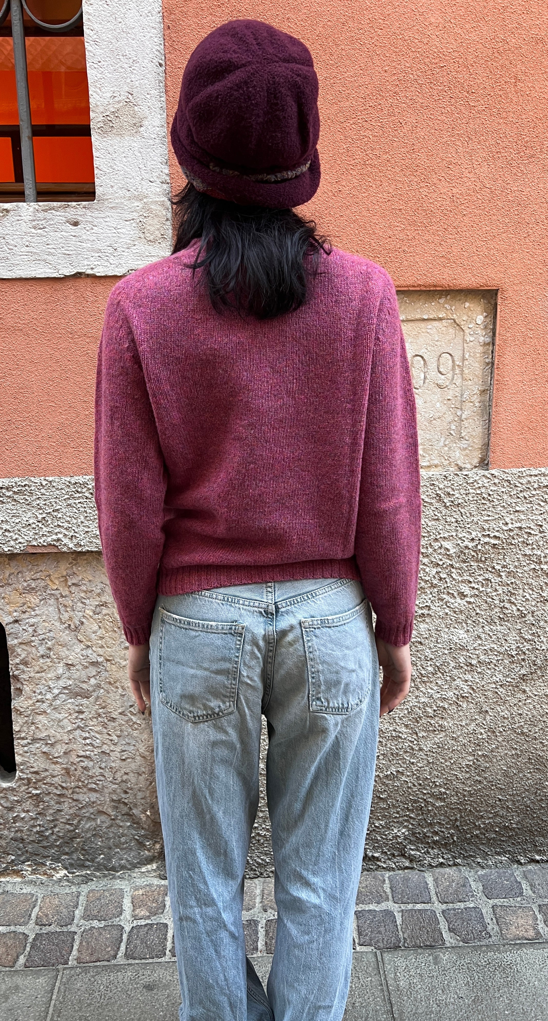 Maglione Donna In Maglia Di Pura Lana Harley Of Scotland