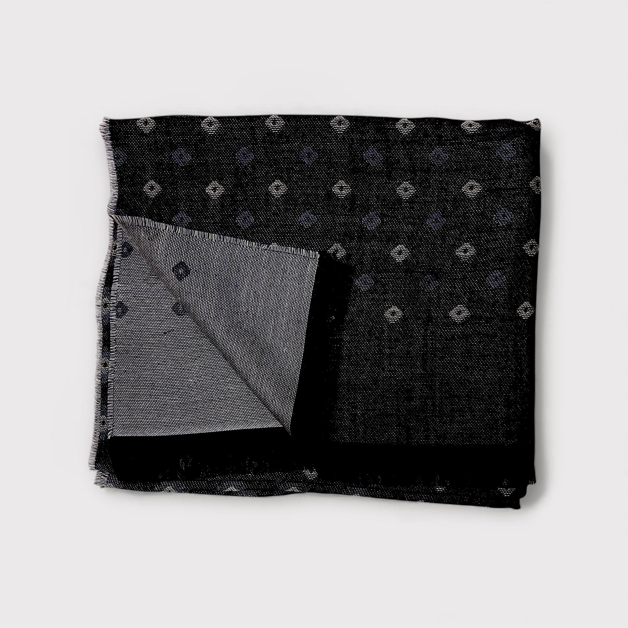 Sciarpa Invernale Uomo In Tessuto Fantasia Rombi 180 cm x 50 cm