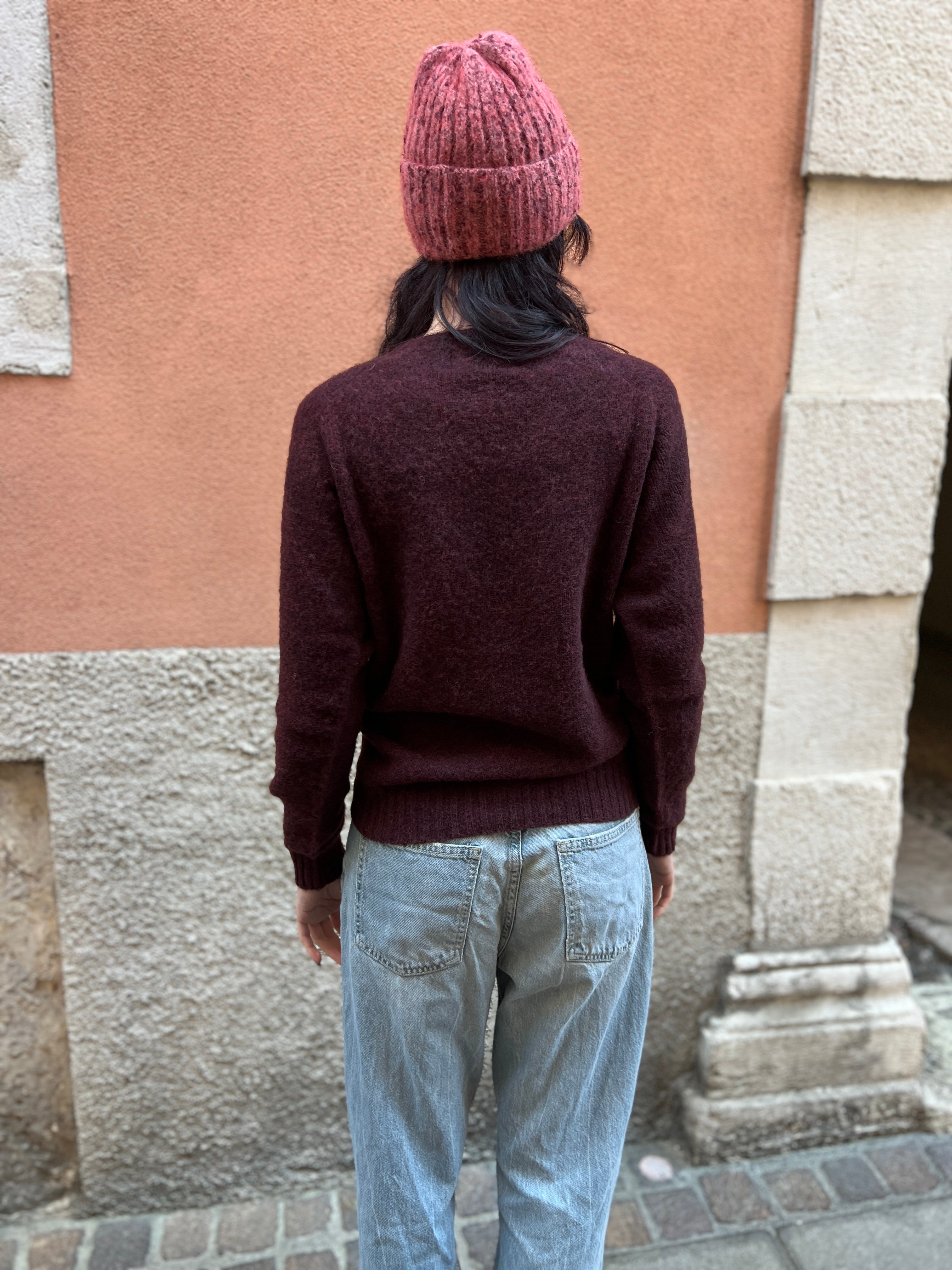 Maglione Unisex In Pura Lana Shaggy Harley Of Scotland