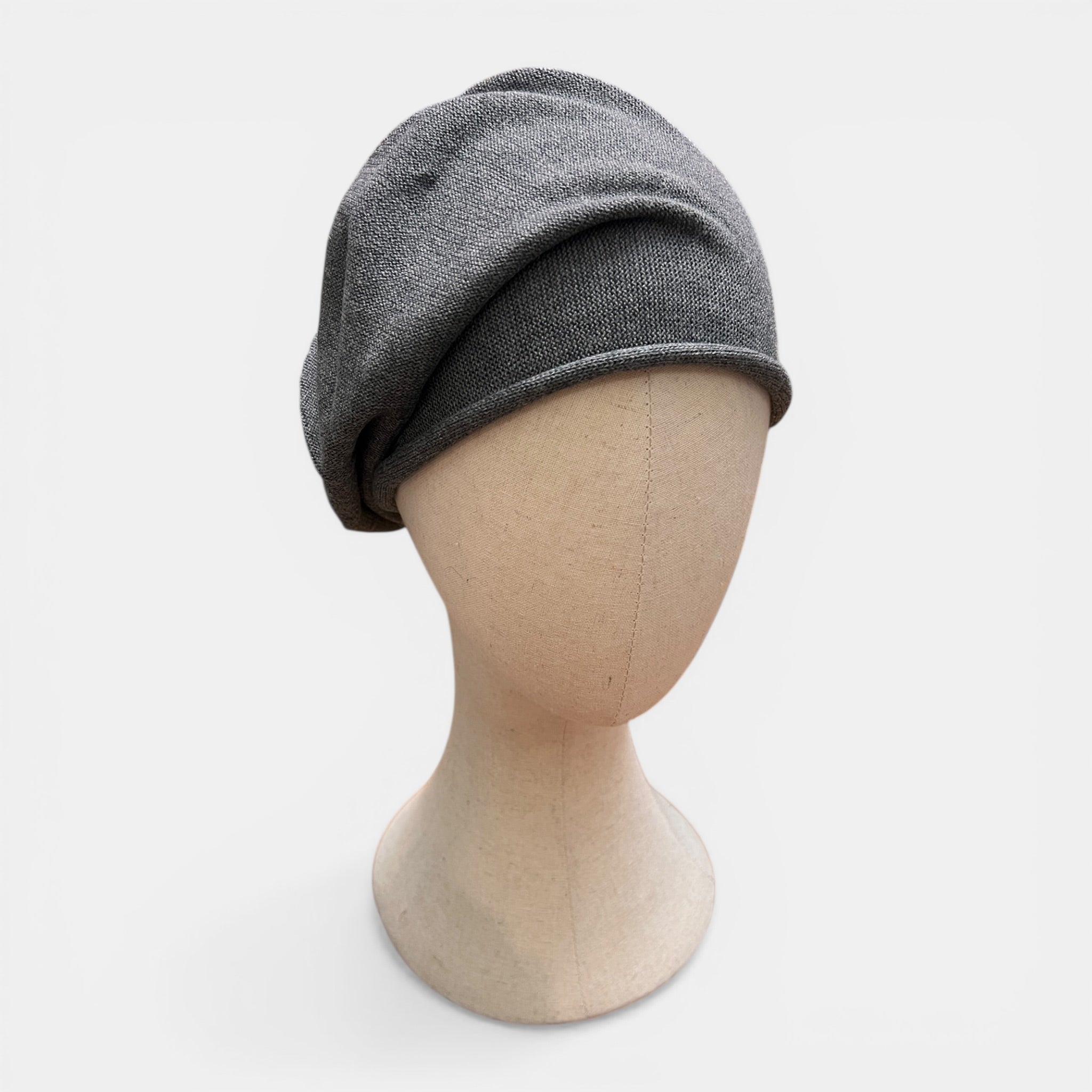 Basco Donna Roll Up Beret Kopka In Puro Cotone - Cappelleria Bacca