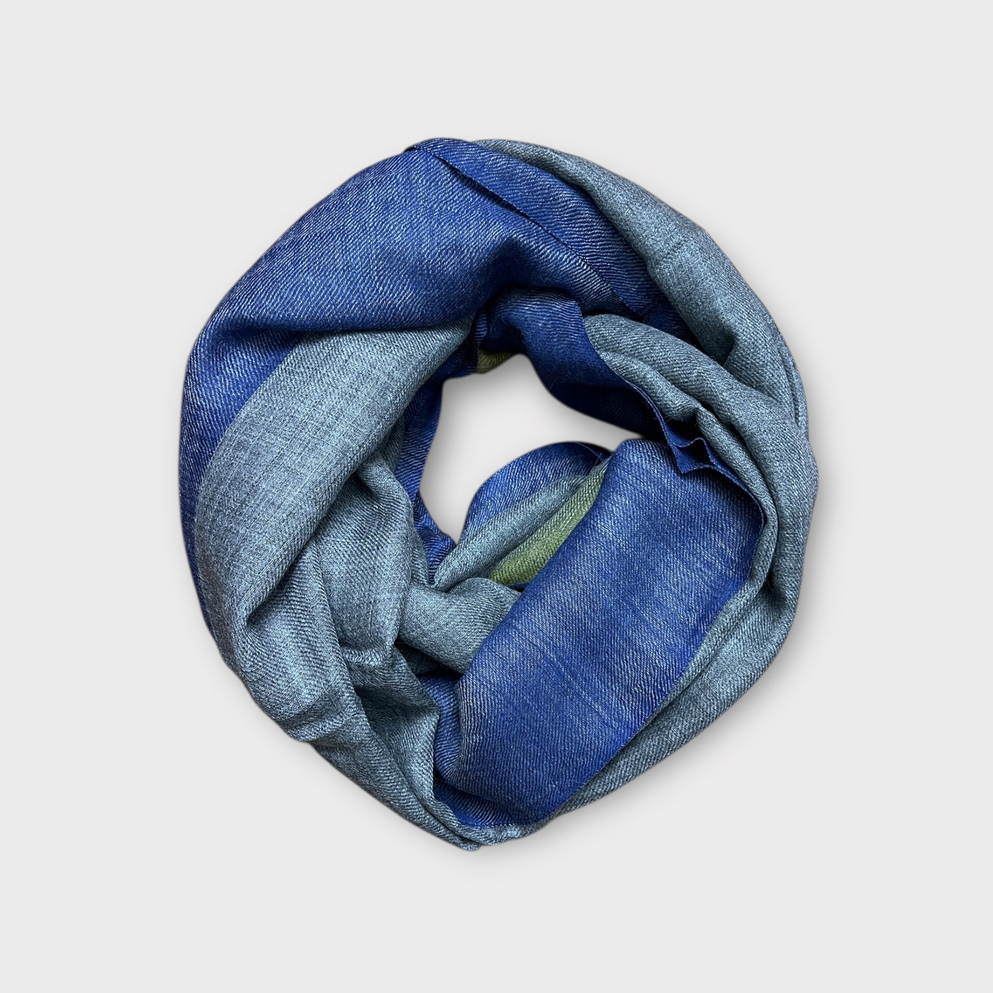 Sciarpa Unisex In Tessuto Di Pura Lana 70 cm x 200 cm Color Block