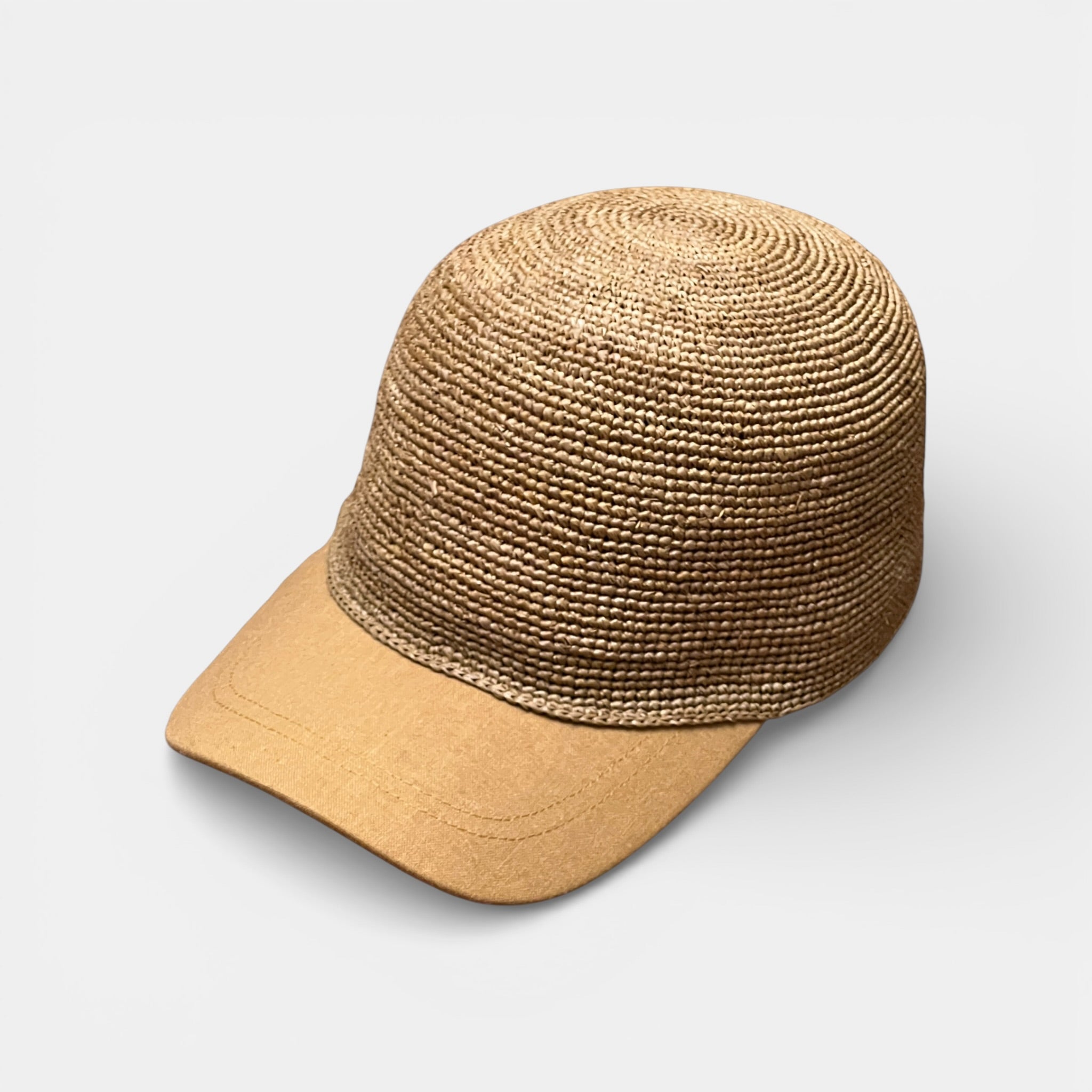 Cappello Baseball Donna Estivo in Paglia Crochet - Cappelleria Bacca