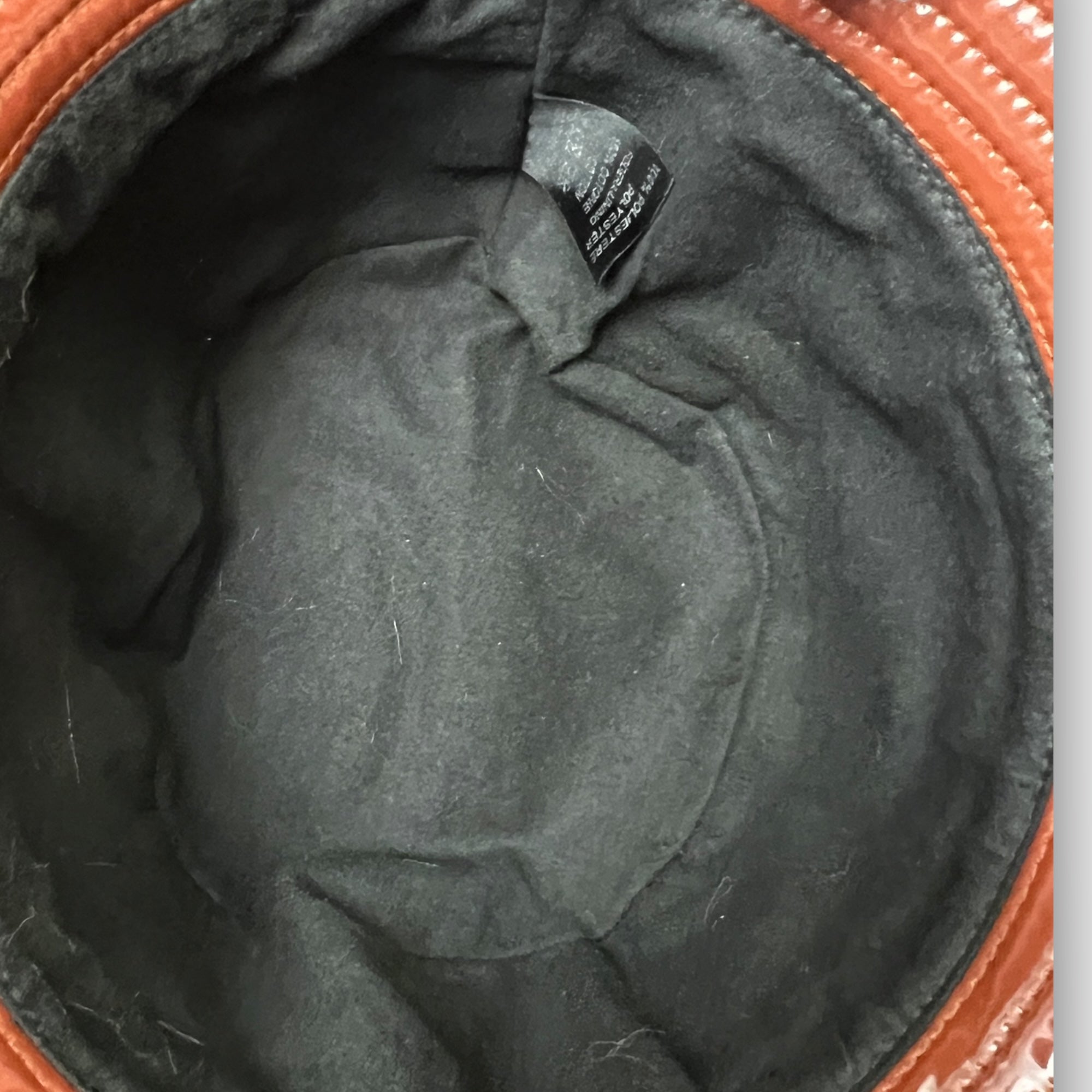 Cappello Donna Bucket Pieghevole E Impermeabile In Vernice