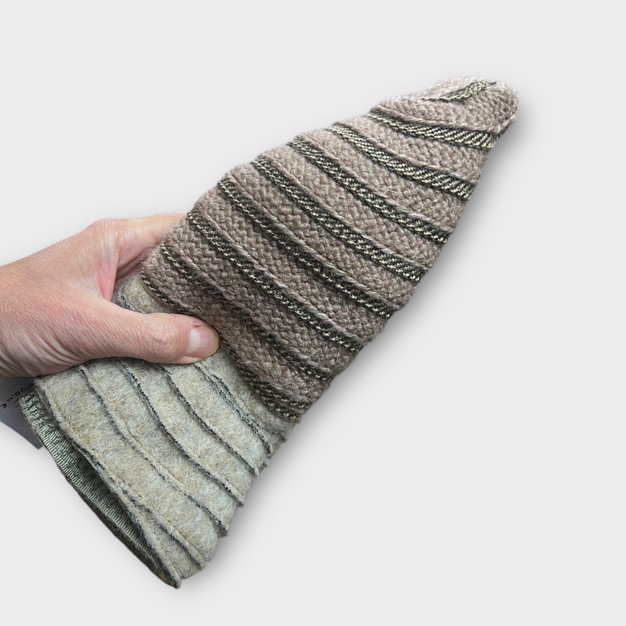 Cappello Donna In Tessuto Patchwork Di Lana