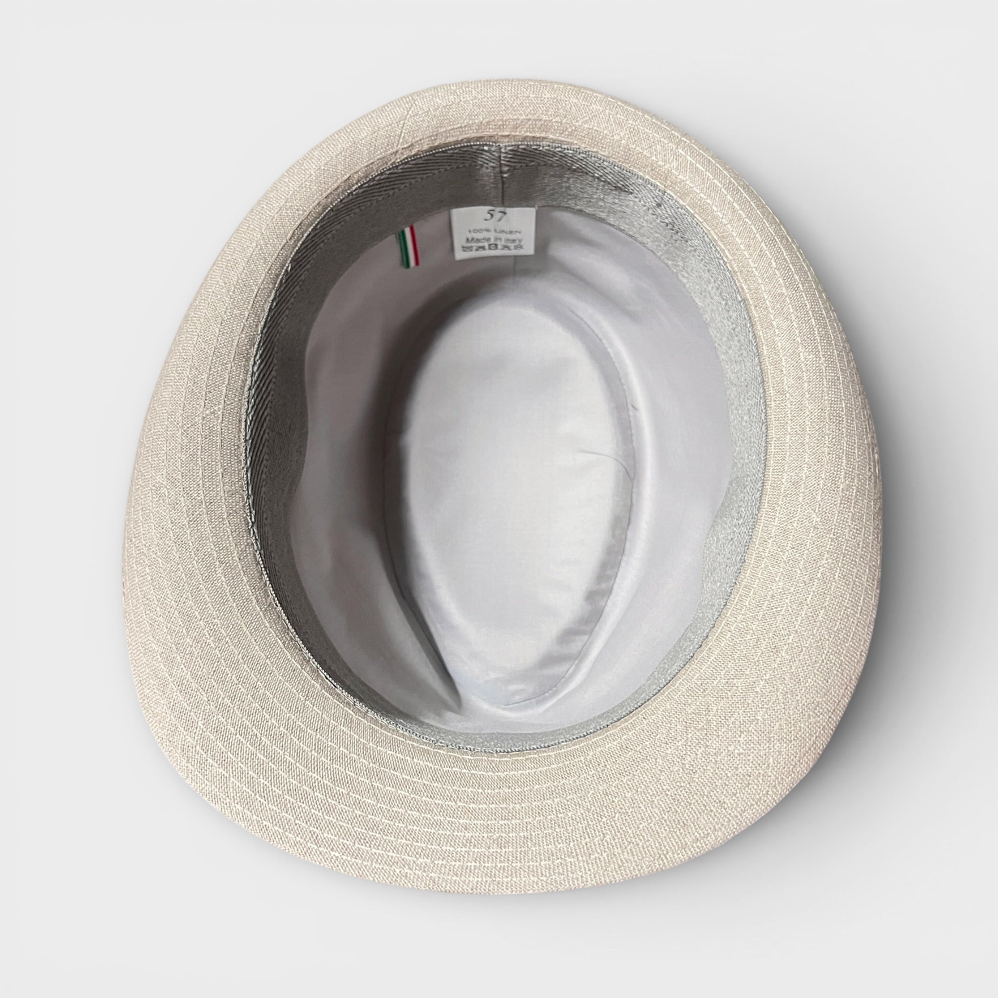 Cappello Trilby Uomo Estivo In Puro Lino - Cappelleria Bacca