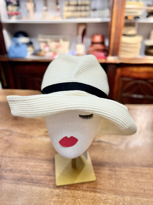 Cappello Donna In Paglia Pieghevole - Mature Ha - Boxed Hat