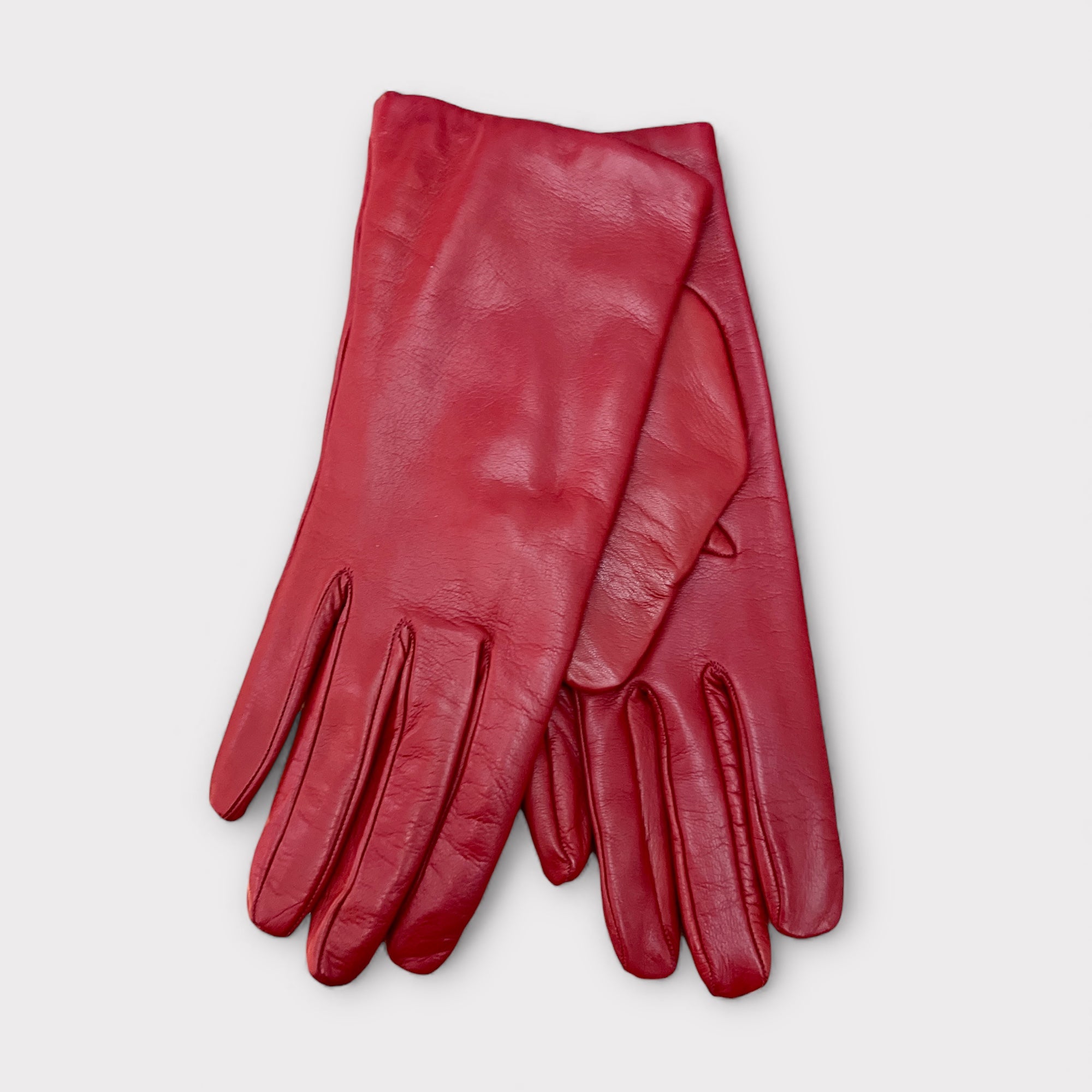 Guanti Donna In Pelle Fodera Cashmere