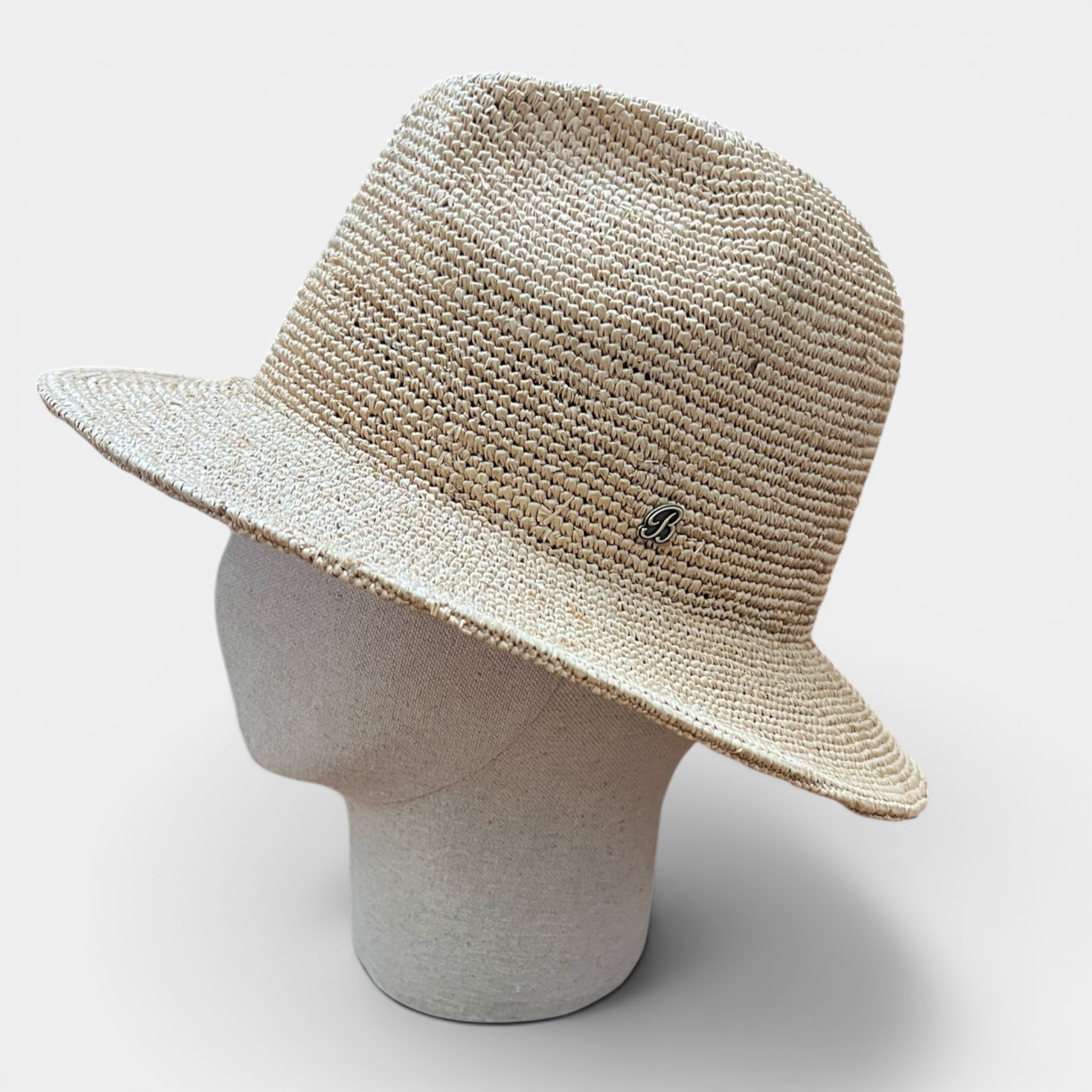 Cappello Fedora Estivo Unisex In Paglia Crochet Pieghevole - Cappelleria Bacca