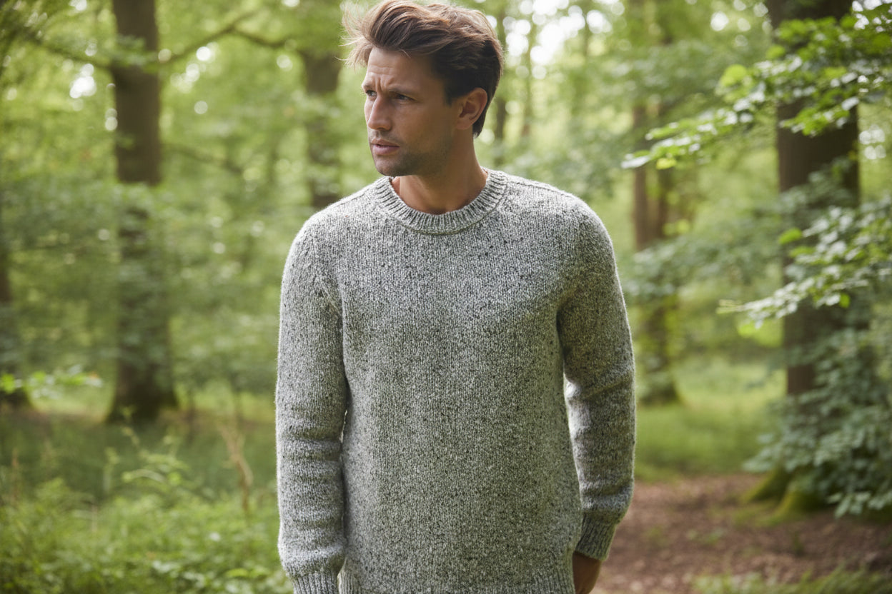 Maglione girocollo uomo Fisherman out of Ireland