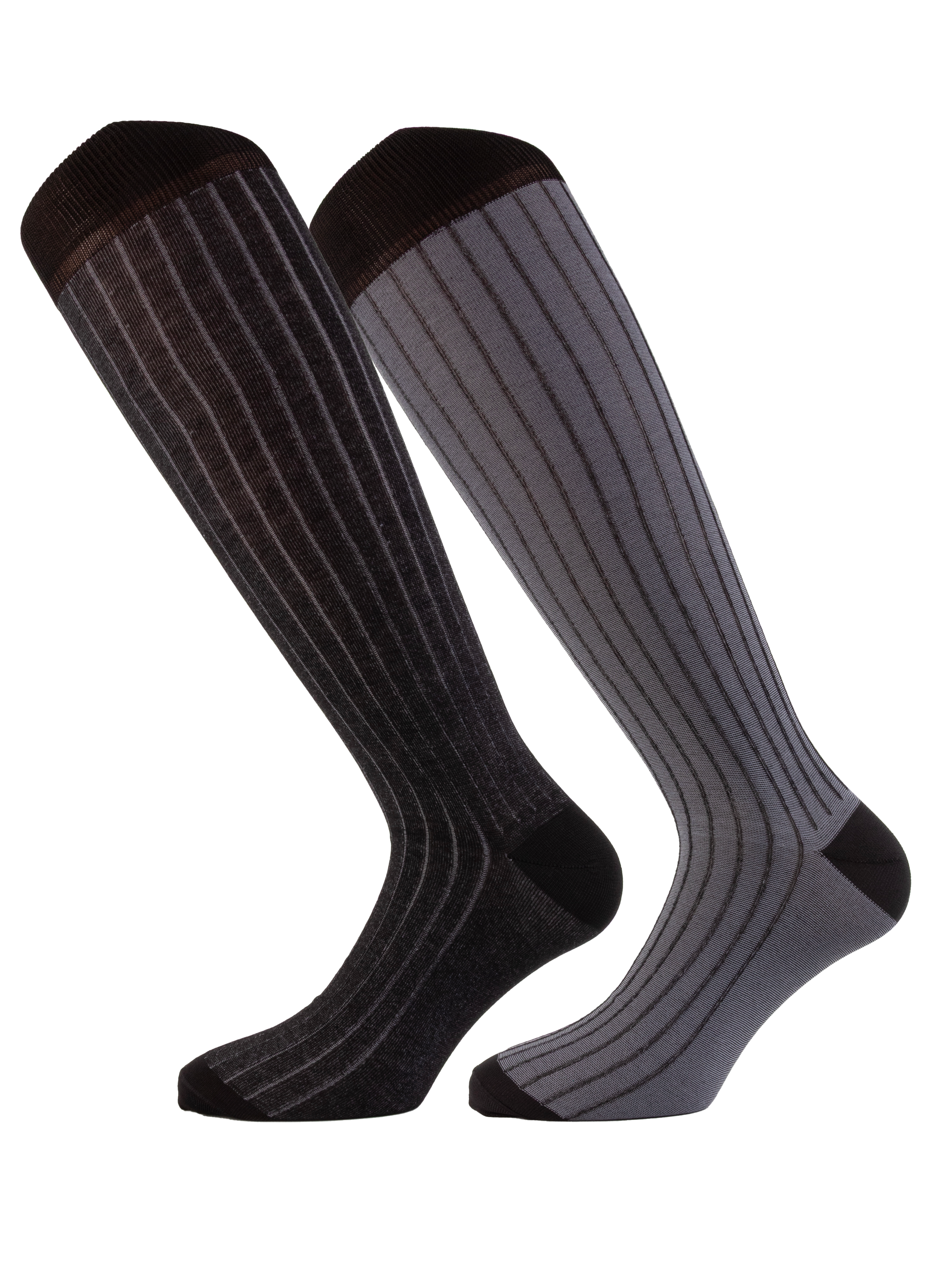 Calzini Lunghi Uomo Filo di Scozia Reversibile Double Face