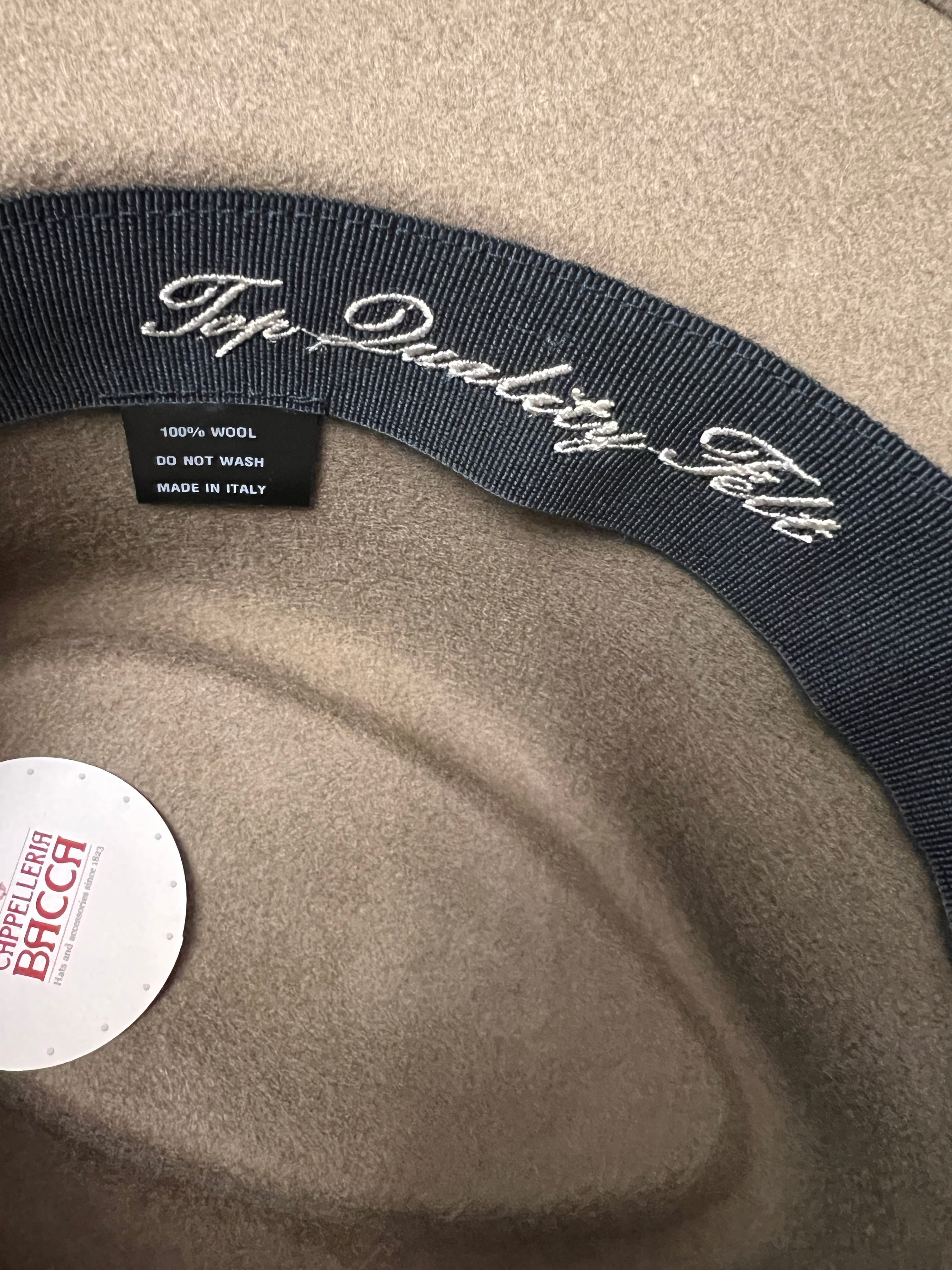 Cappello Unisex In Feltro Di Lana Ala Dritta