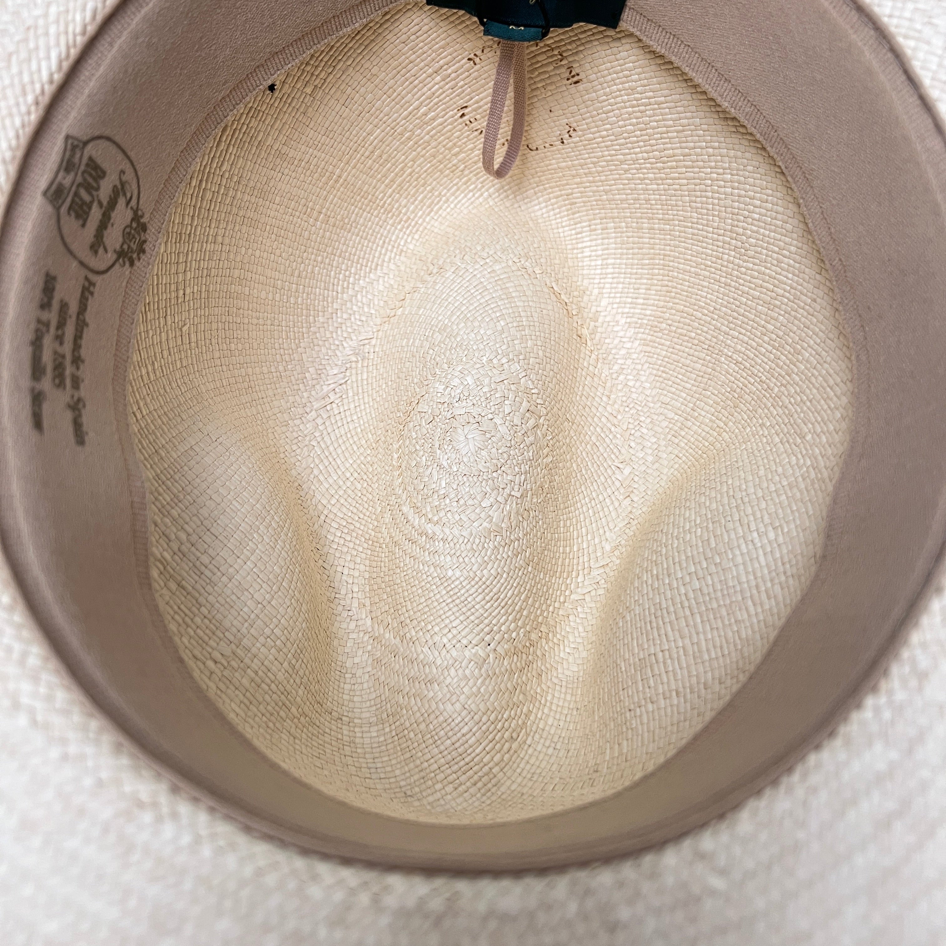 Cappello Panama Originale Ecuadoriano Fedora qualità fine