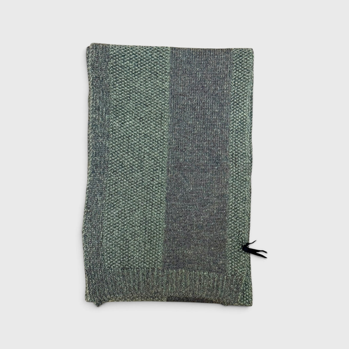 Sciarpa In Pura Lana e Cashmere Aran Herringbone 190x30cm