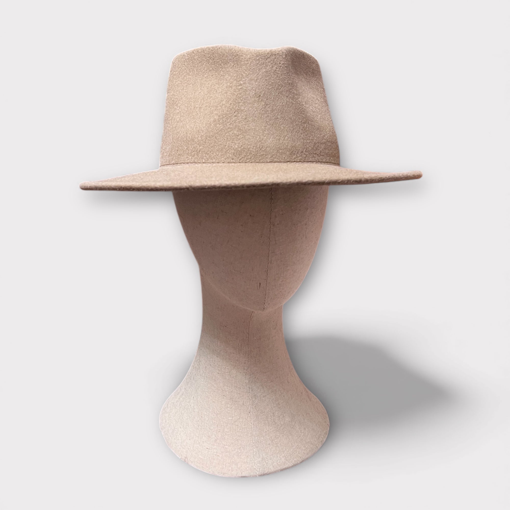 Cappello Unisex Ala Dritta In Feltro Di Lana Merinos