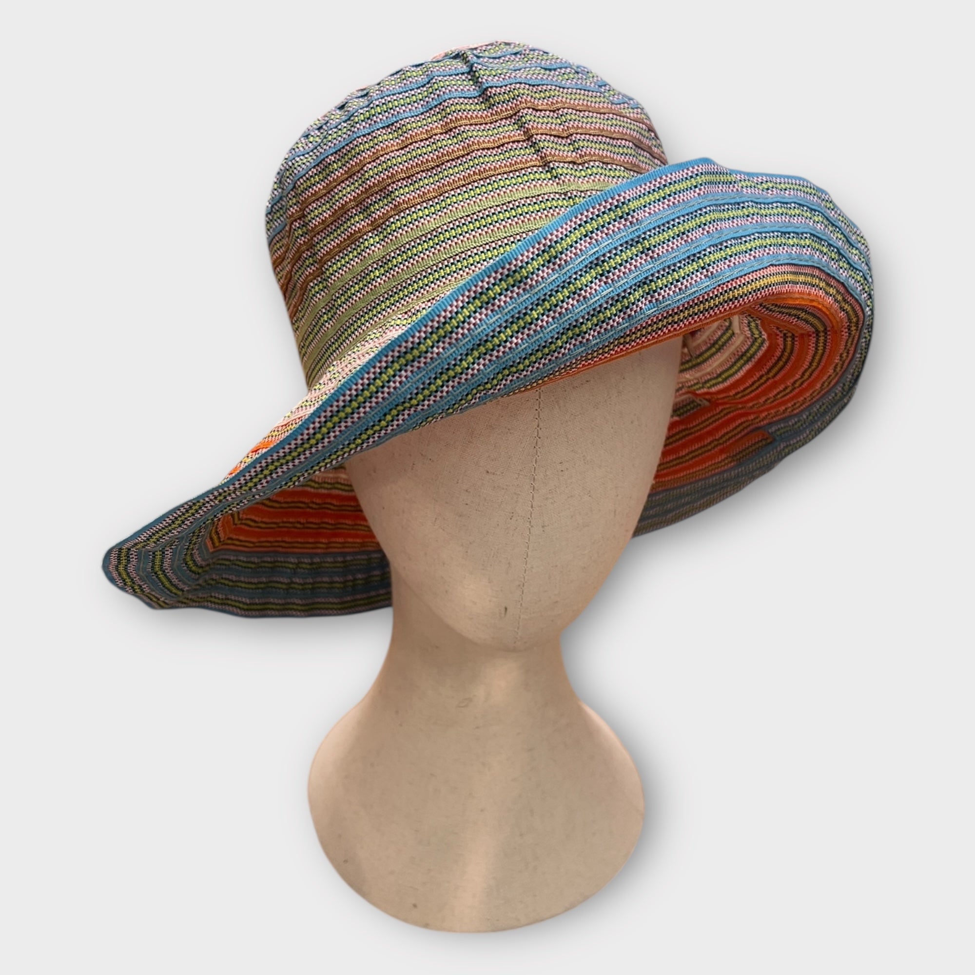 Wallaroo – Cappello Da Sole Donna, Aqua, UPF 50+, Leggero E Pieghevole, Tesa 8.9 Cm, Lycra, Taglia Unica (Regolabile)