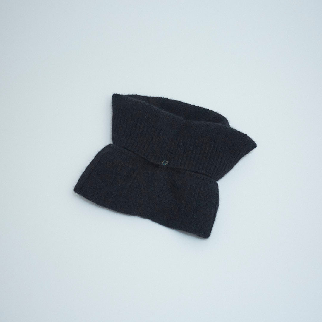 Collo/Beanie Trasformabile In Maglia Di Cashmere