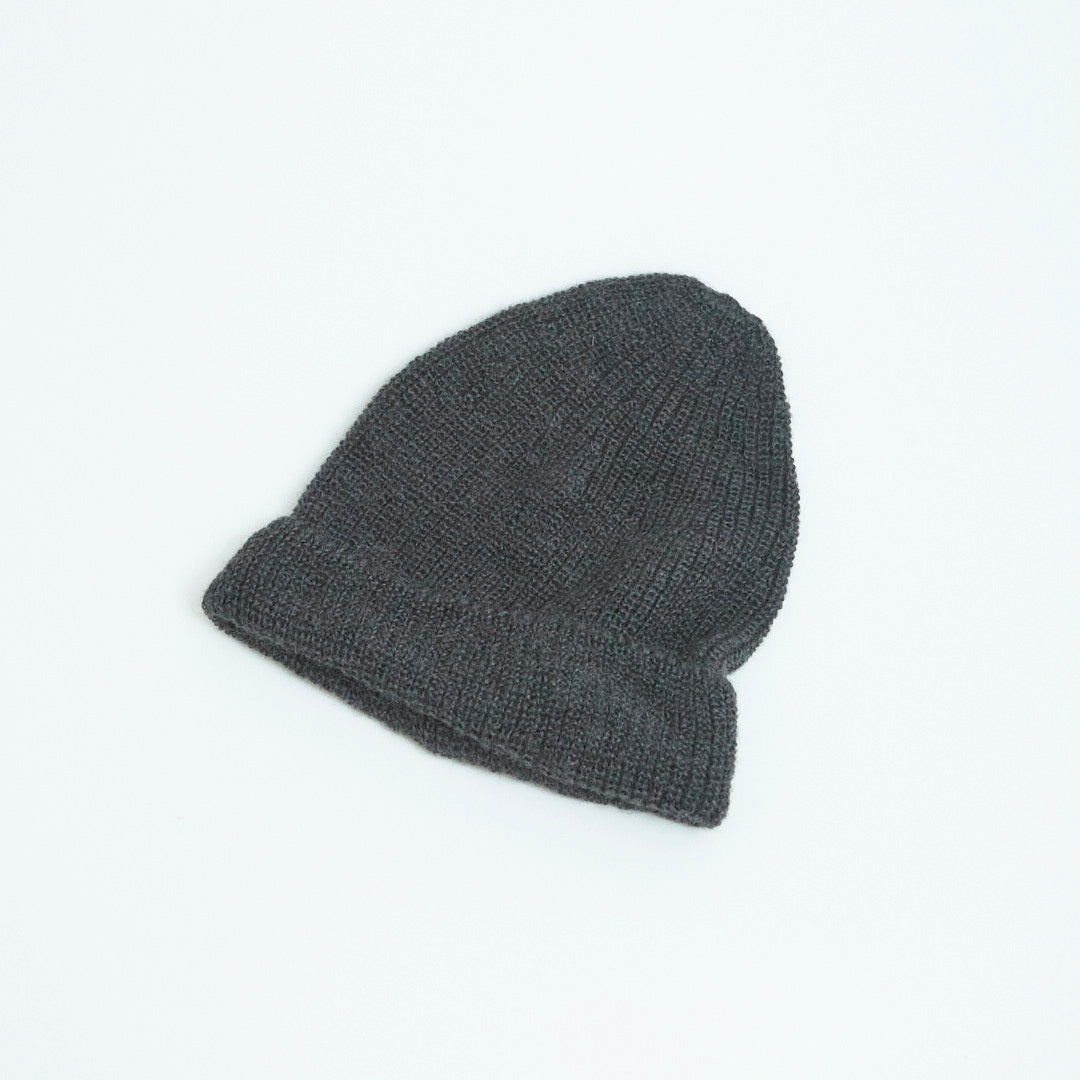 Berretto Beanie In Lana Mohair Con Risvolto
