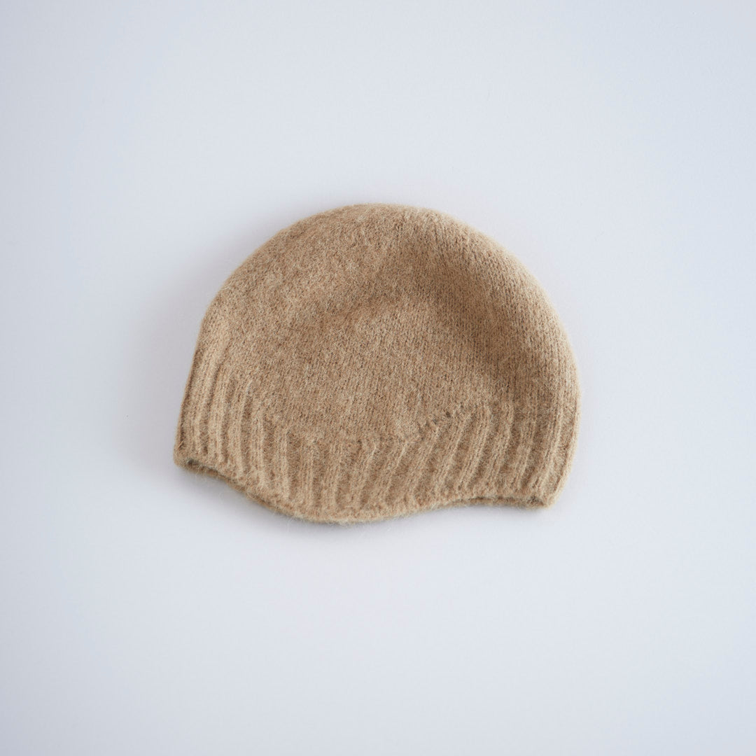 Berretto Beanie In Maglia Di Alpaca