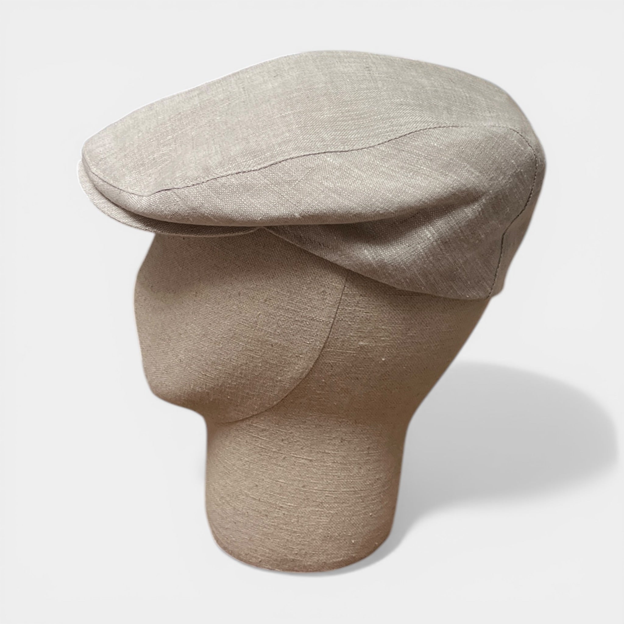 Coppola Estiva In Puro Lino Color Beige