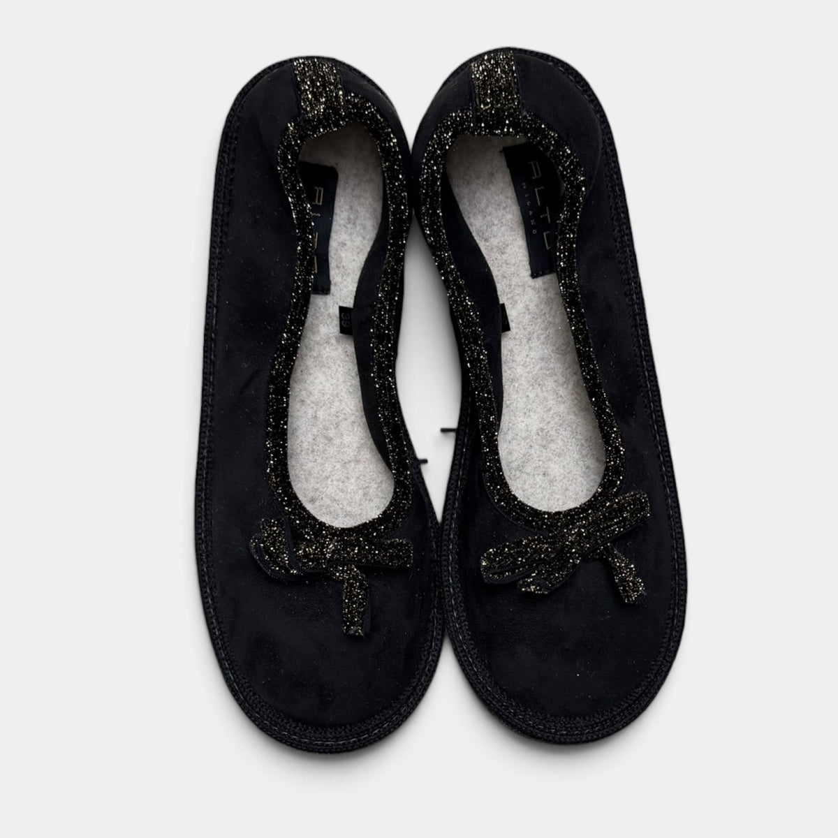 Pantofola Slipper Donna In Lana e Alcantara- Suola in Gomma - Cappelleria Bacca