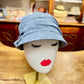 Cappello Estivo con Visiera Da Donna In Lino