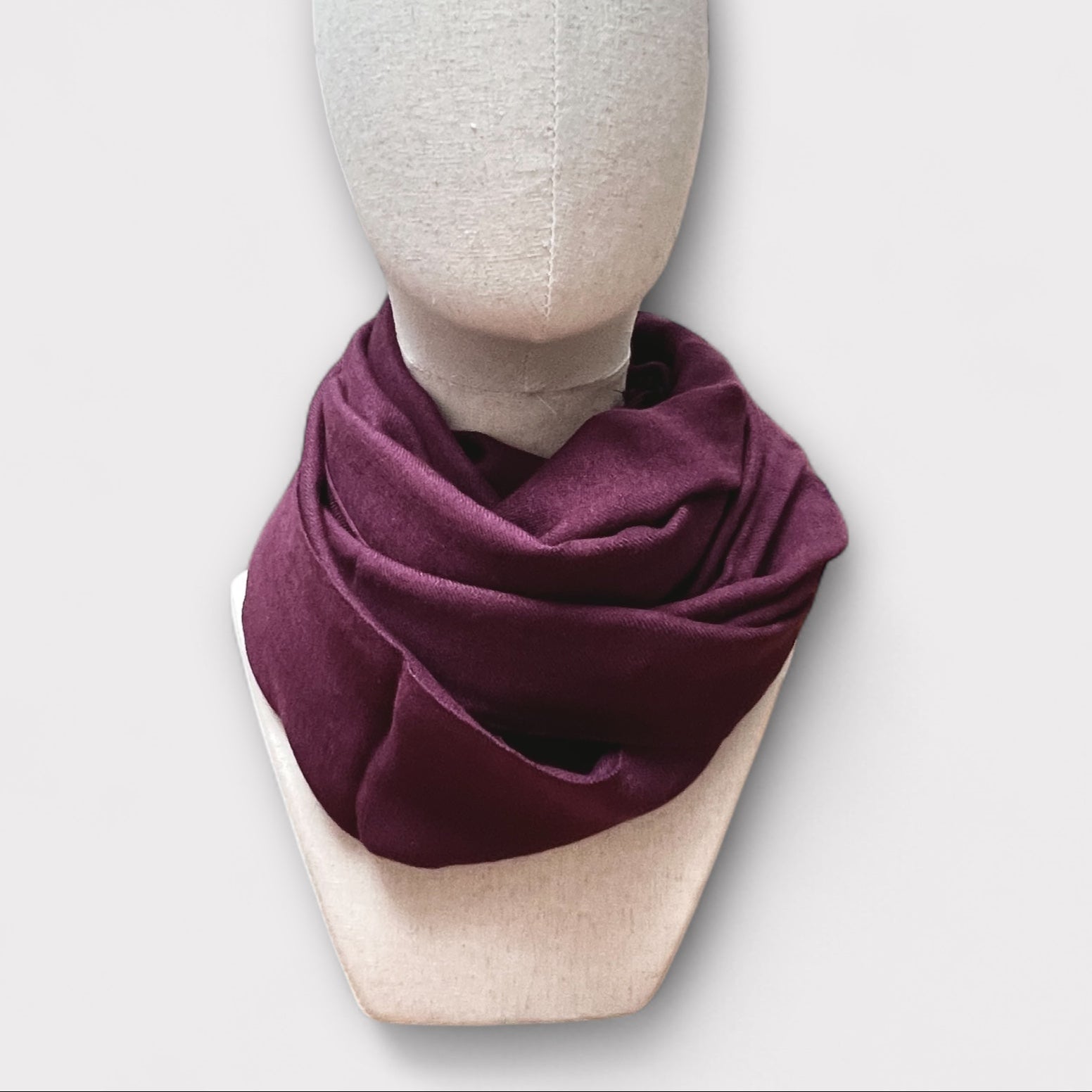 Sciarpa Invernale Unisex Sottile lana e seta 55cm x 200 cm