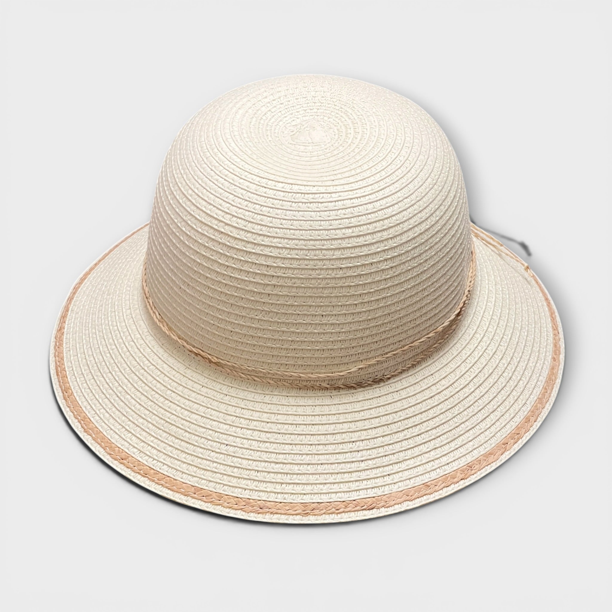 Cappello Cloche Da Donna Estivo in Paglia Naturale Papier