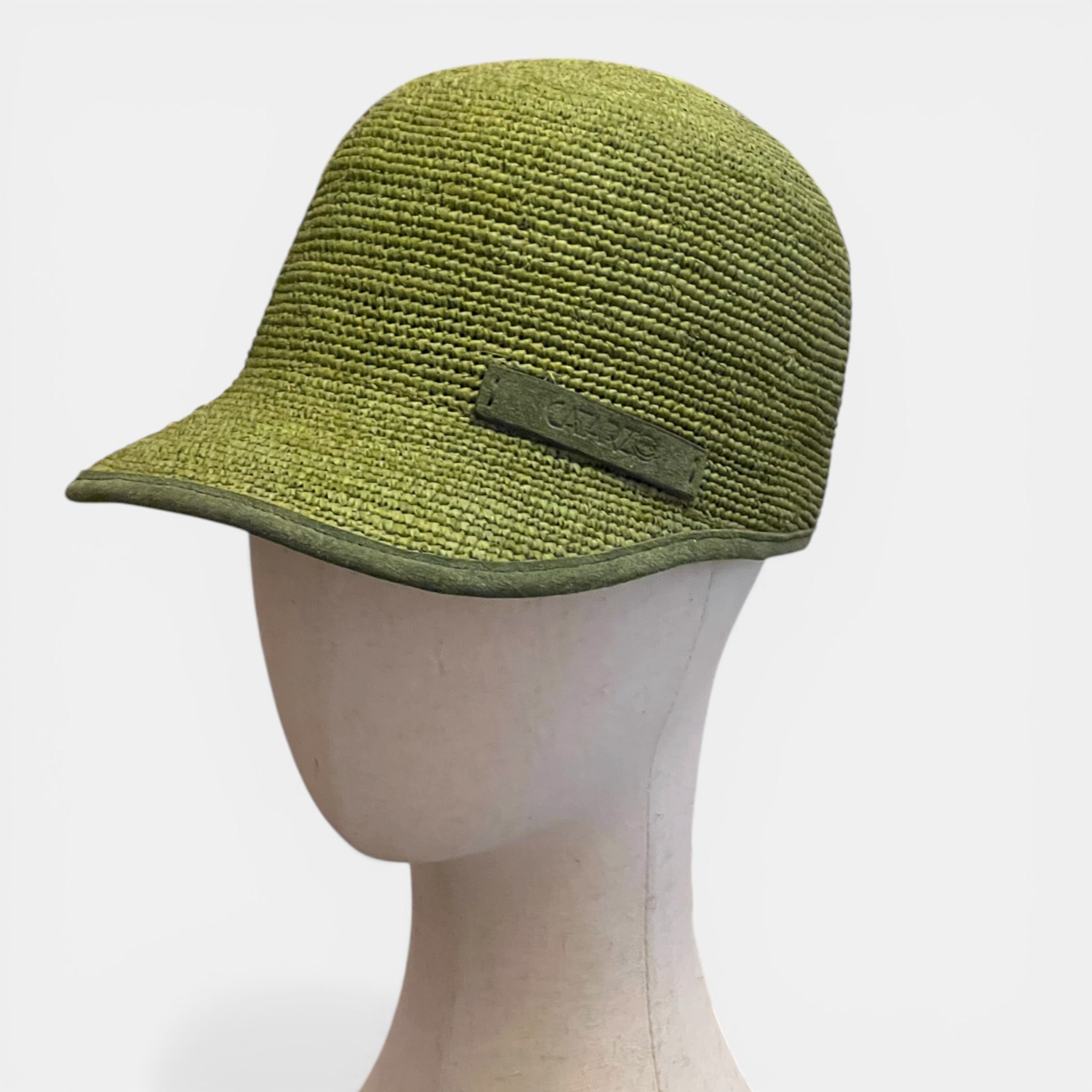 Cappello Baseball in Paglia Intrecciata Pieghevole