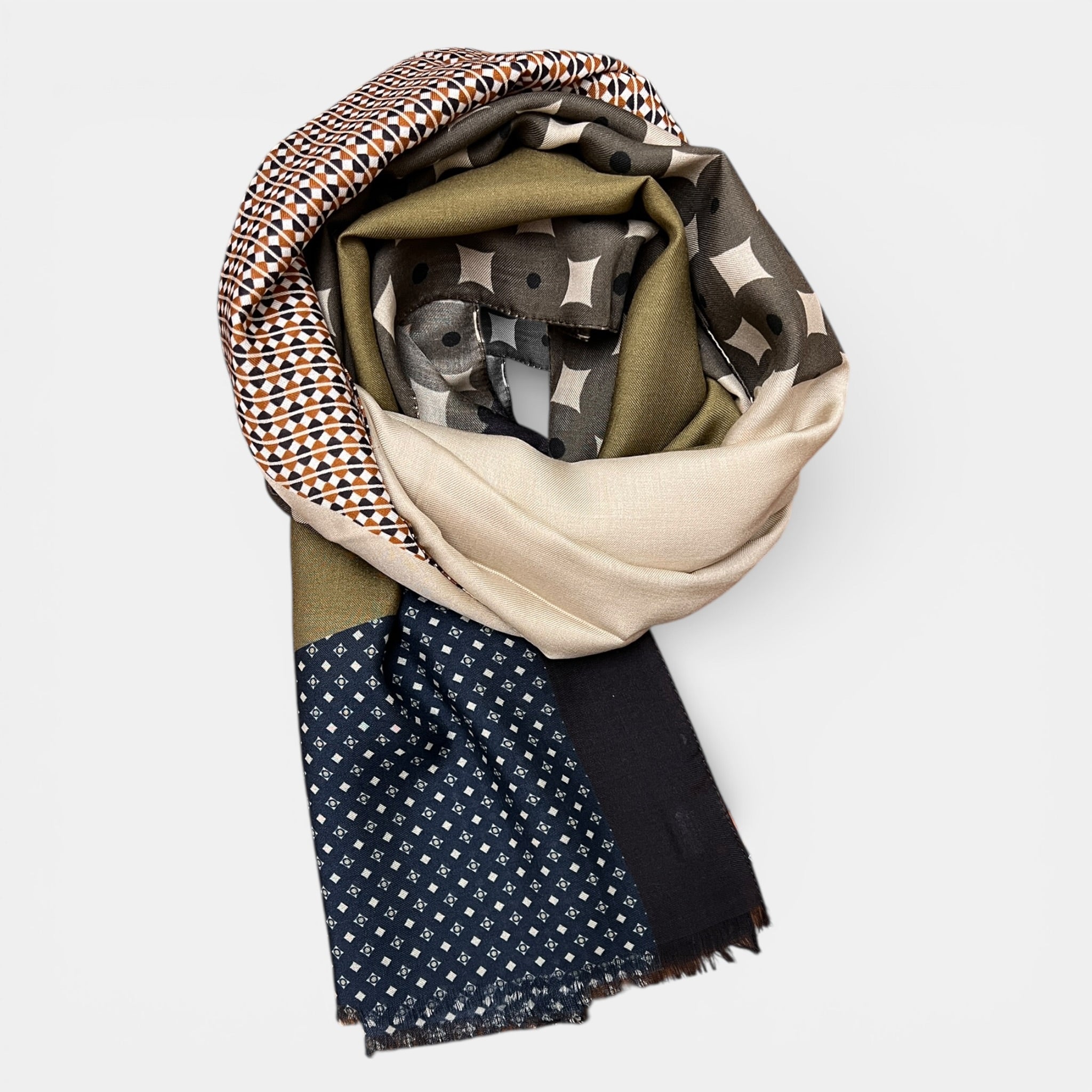 Sciarpa Estiva Unisex In 100% Modal 60x180