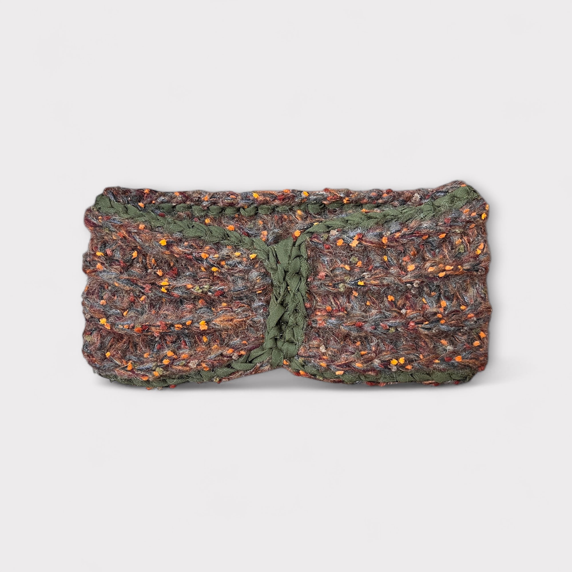 Fascia In Maglia Di Lana Bouclé