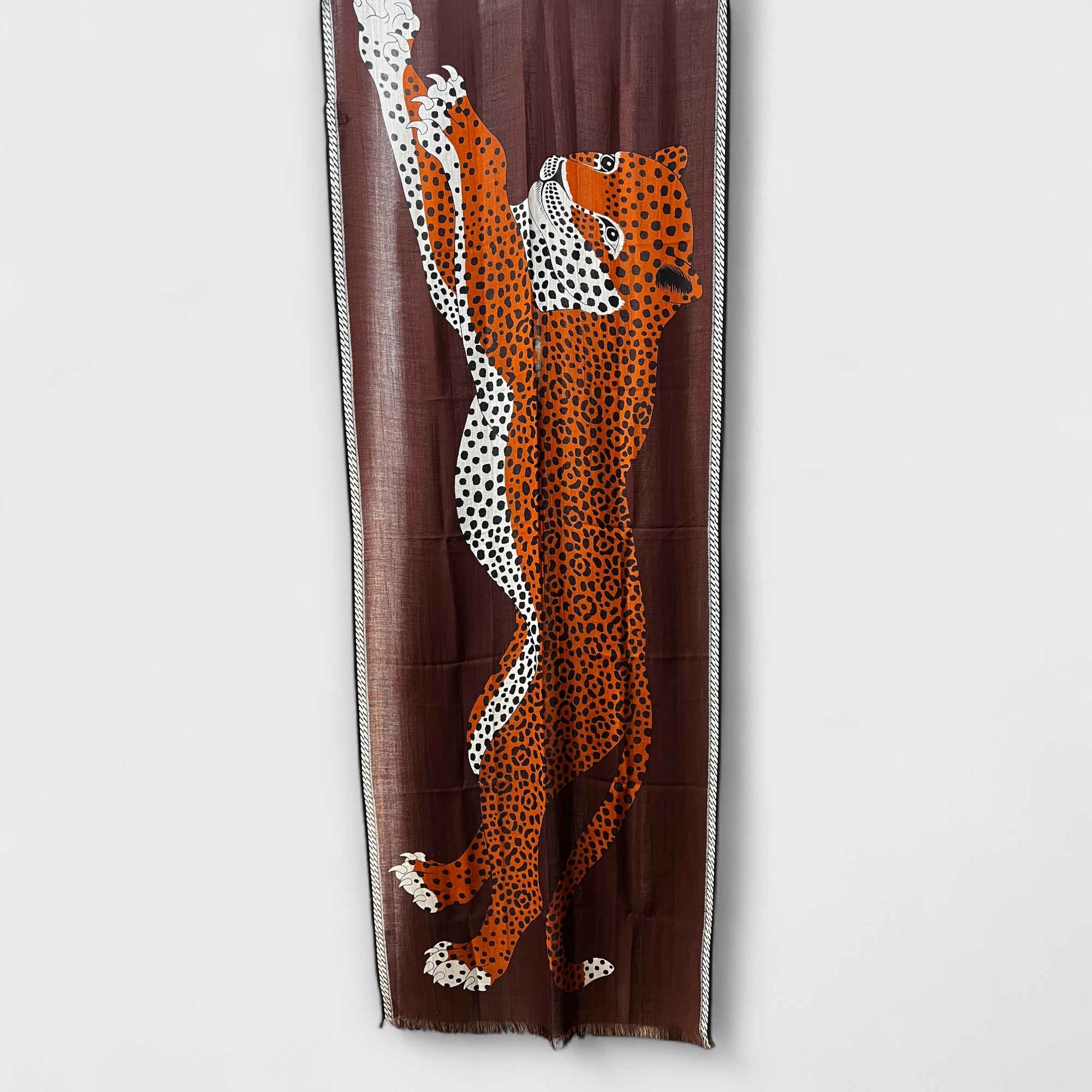 Sciarpa 70 x 190 cm in Pura lana Bordeaux Mike