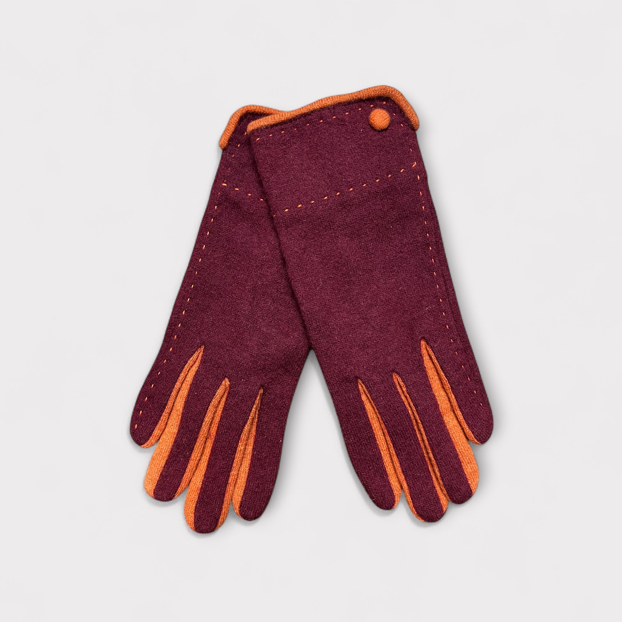 Guanto Donna Touch Screen In Tessuto lana cashmere