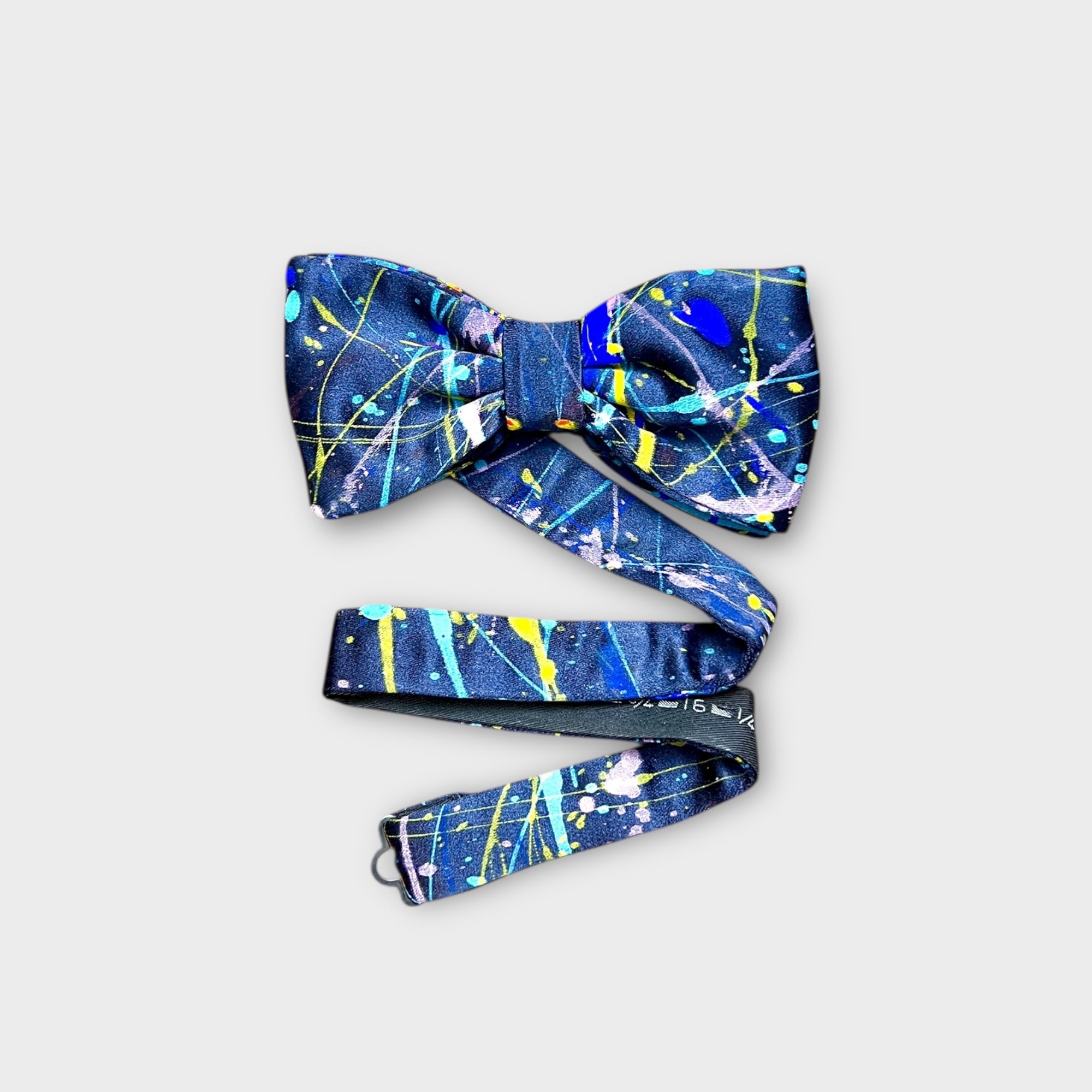 Papillon In Seta Dipinta A  Mano Mamiki