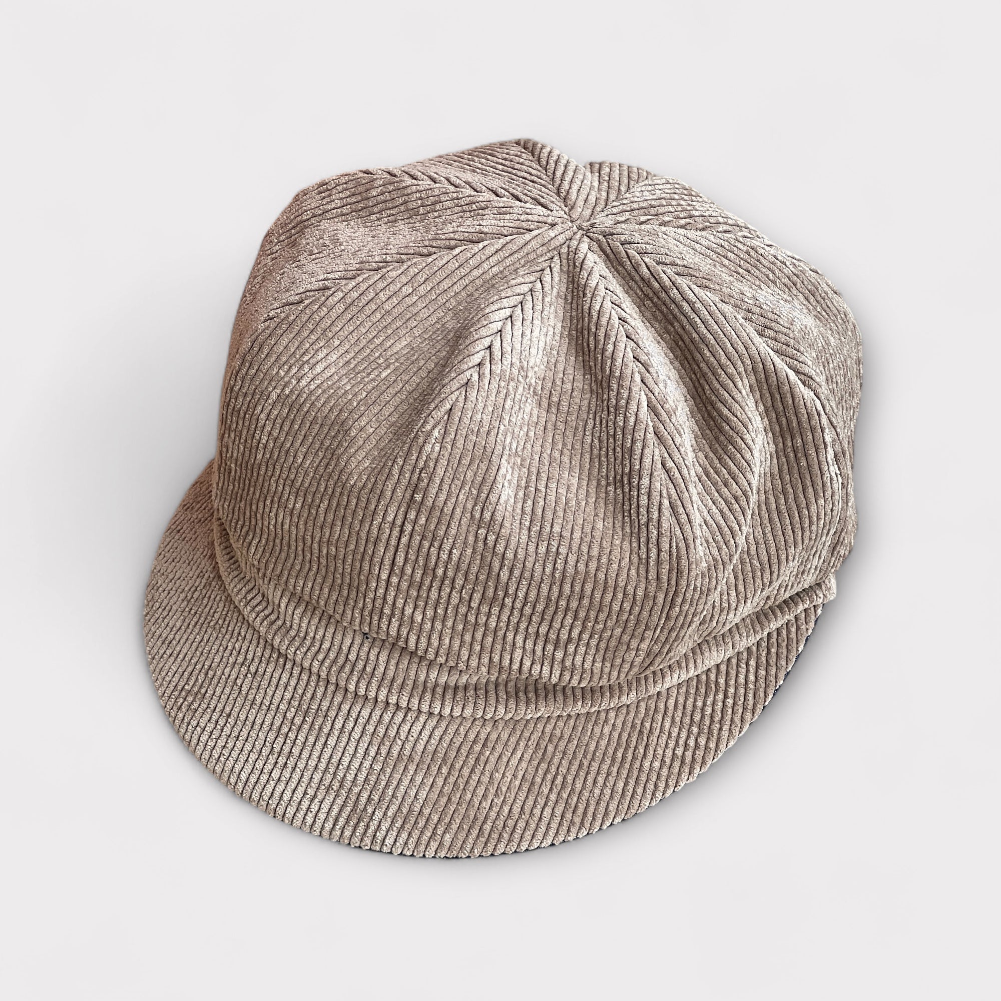 Cappello Donna Con Visiera Velluto-Jeans Reversibile - Cappelleria Bacca