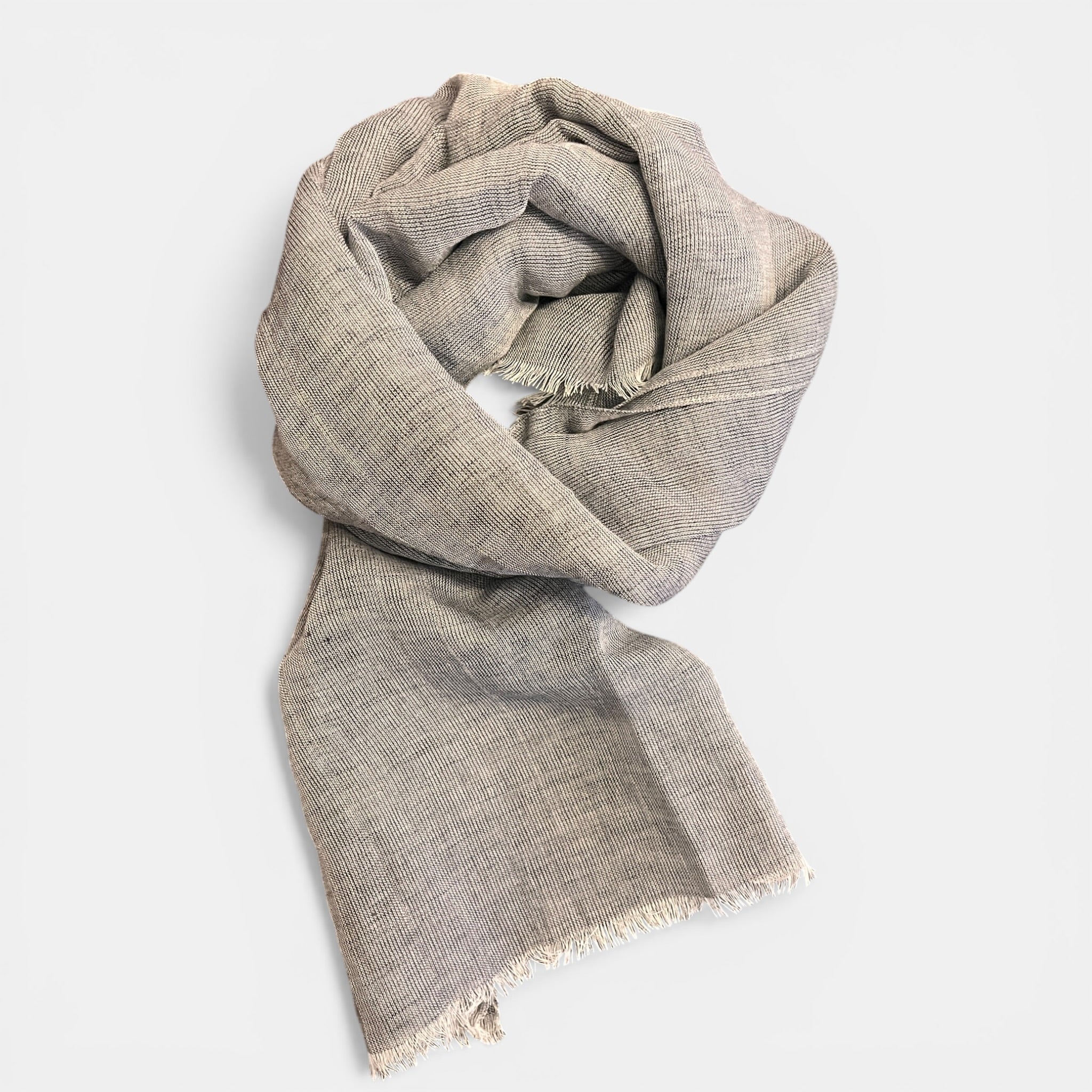 Sciarpa Estiva In Puro Lino Unisex 56x180 cm