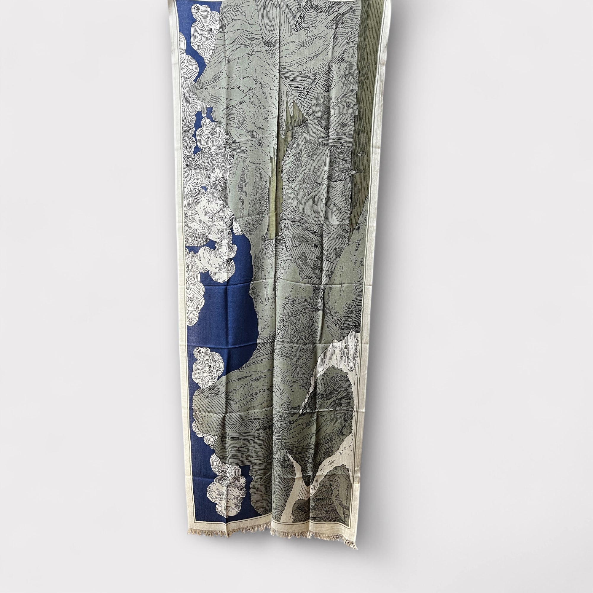 Sciarpa In Pura Lana 70  x 190 cm  Montana