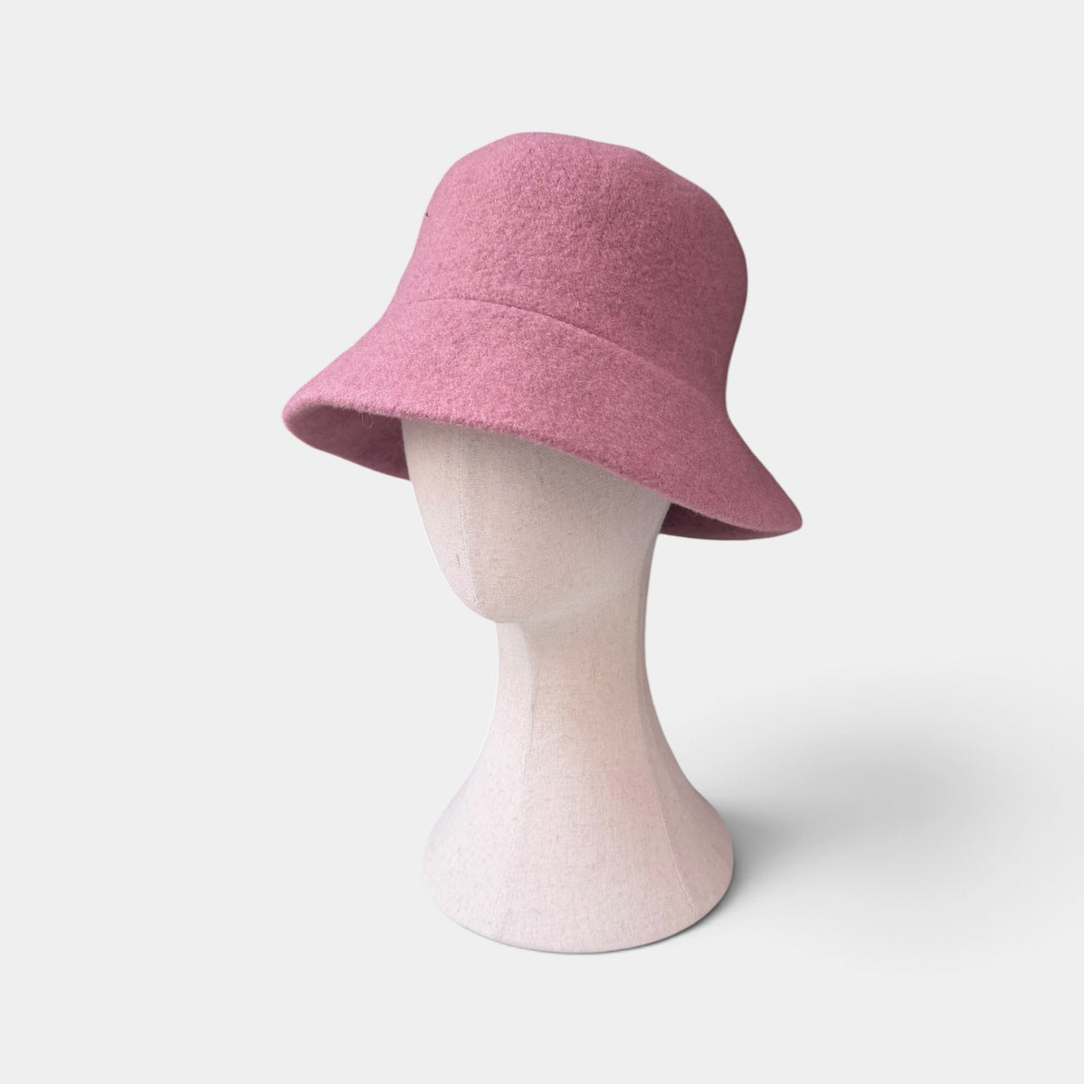 Cloche - Bucket In Panno di Pura Lana Pieghevole