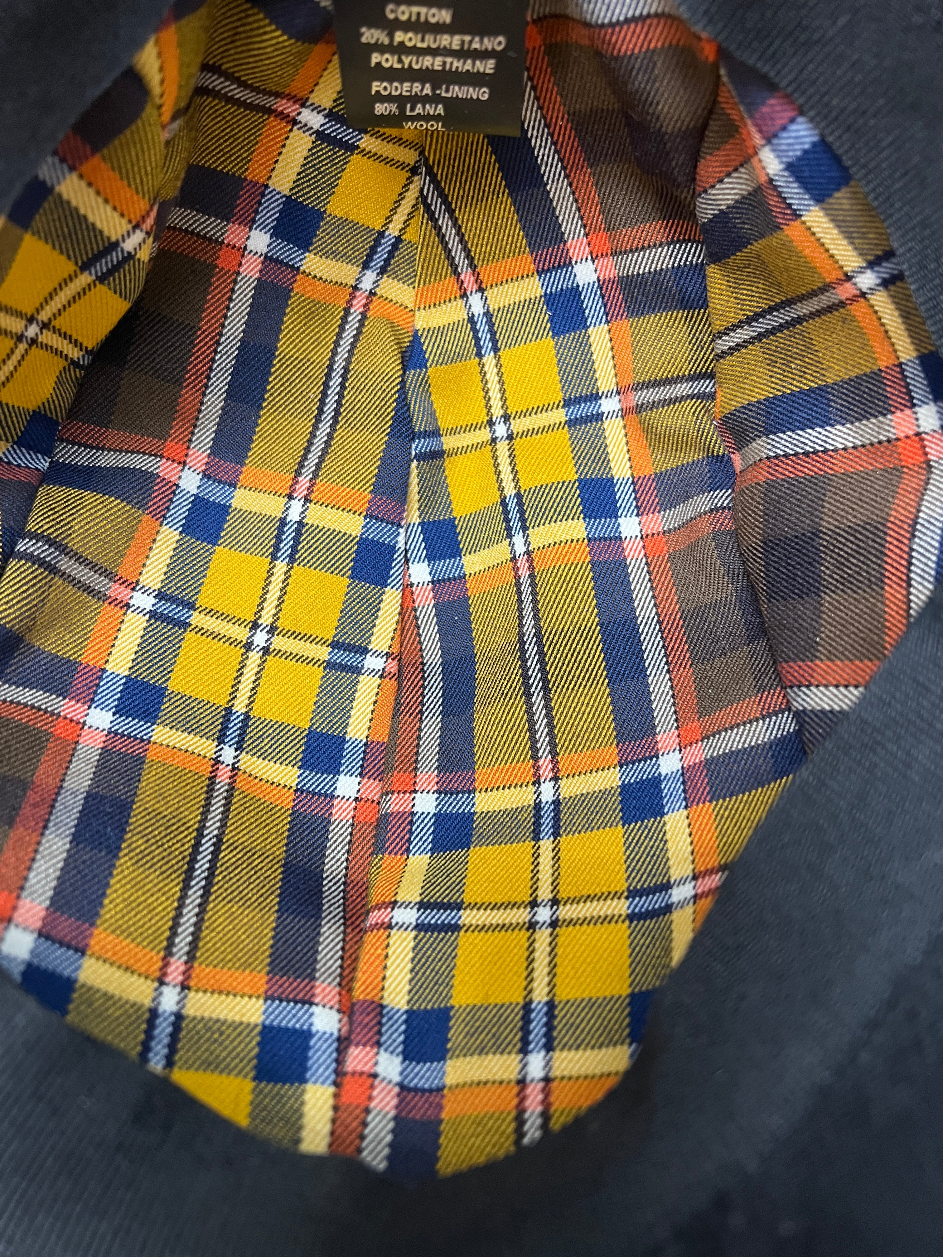 Coppola Invernale In Cotone Cerato Impermeabile Nero